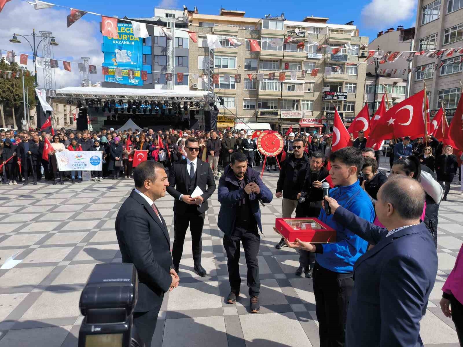 Atatürk'ün Burdur'a gelişinin 94. yılı kutlandı