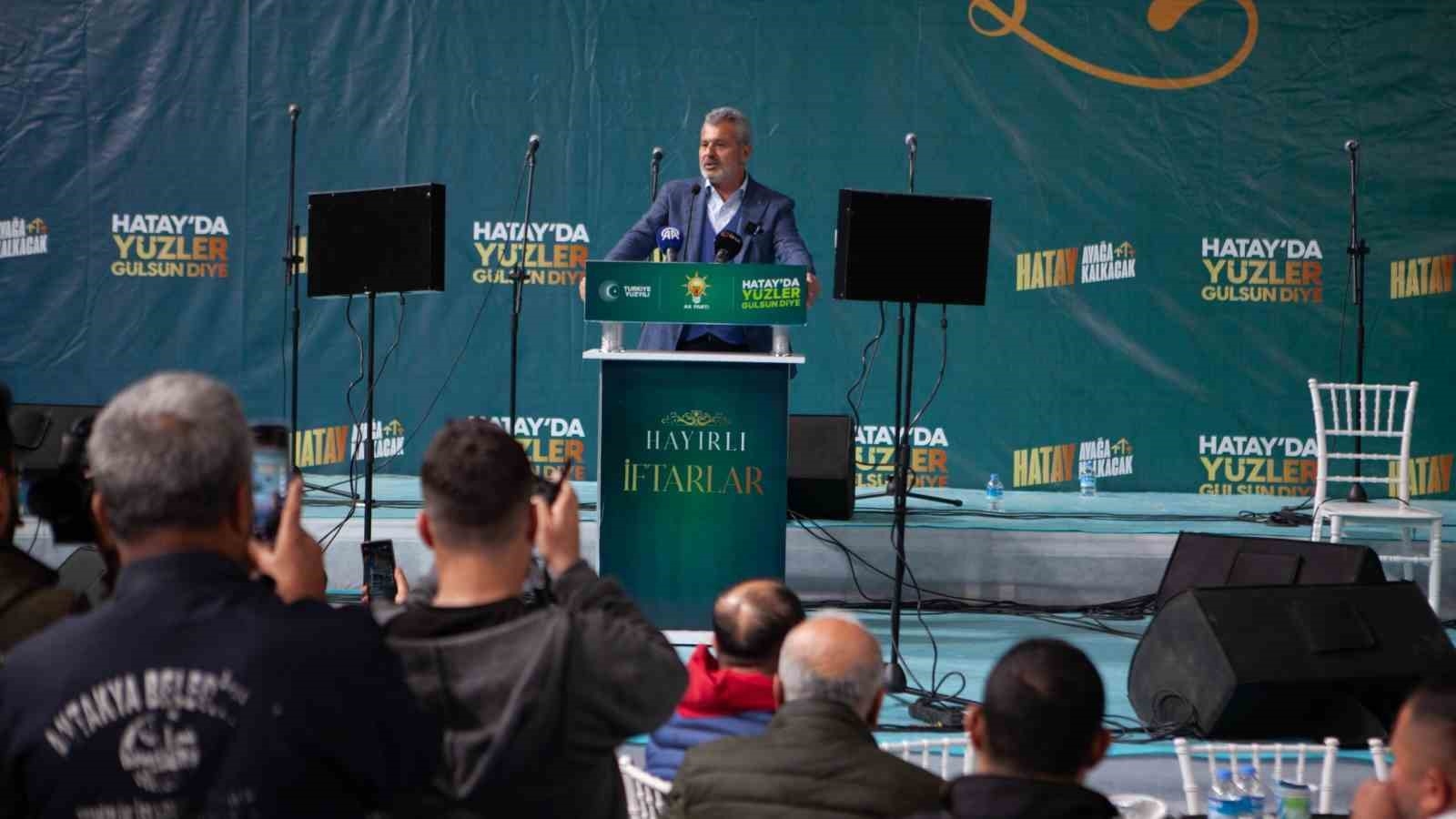 Başkan adayı Öntürk: "Hatay'ımızı, hemşerilerimizi çok seviyoruz ve yaralarımızı saracağız"