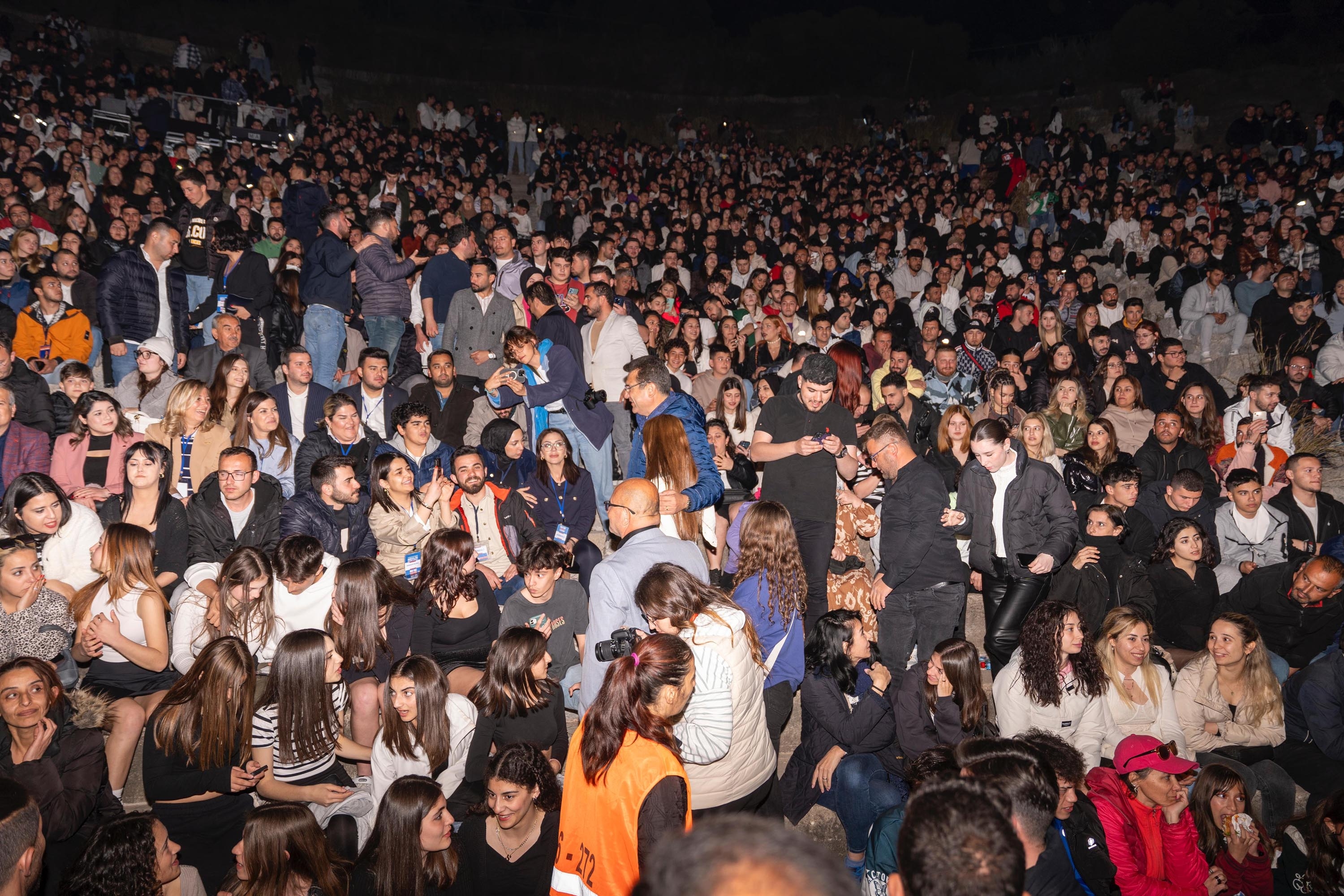 Bodrum'da Antik Tiyatro'da Lvbel C5 konseri
