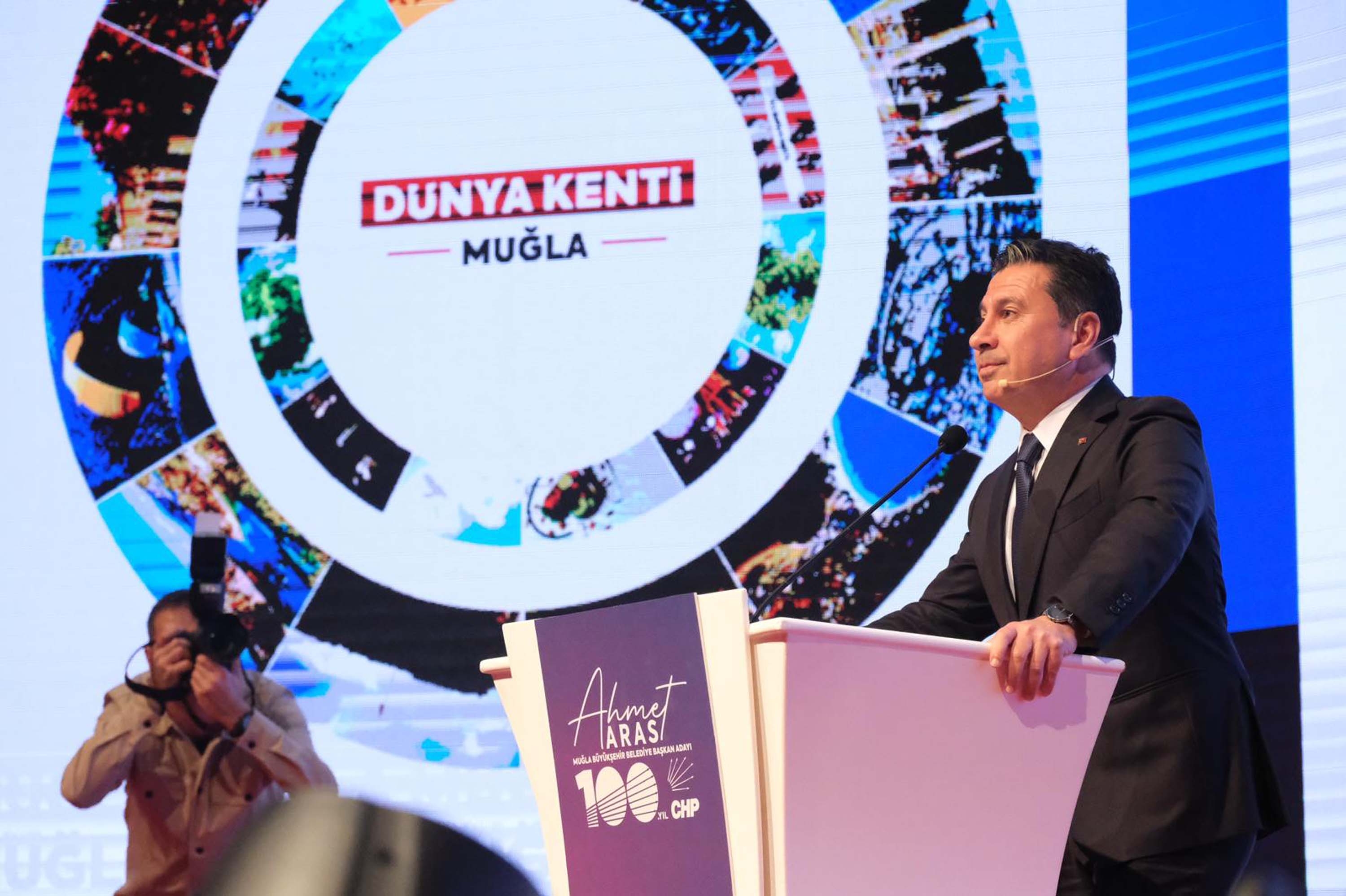 CHP Muğla Büyükşehir Belediye başkan adayı Aras, projelerini tanıttı
