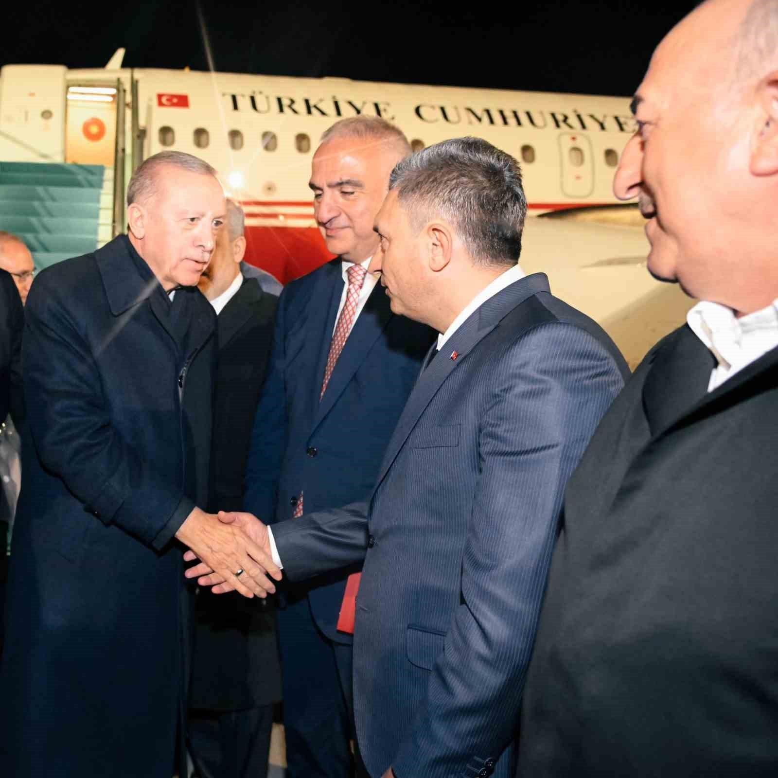 Cumhurbaşkanı Erdoğan Antalya'da