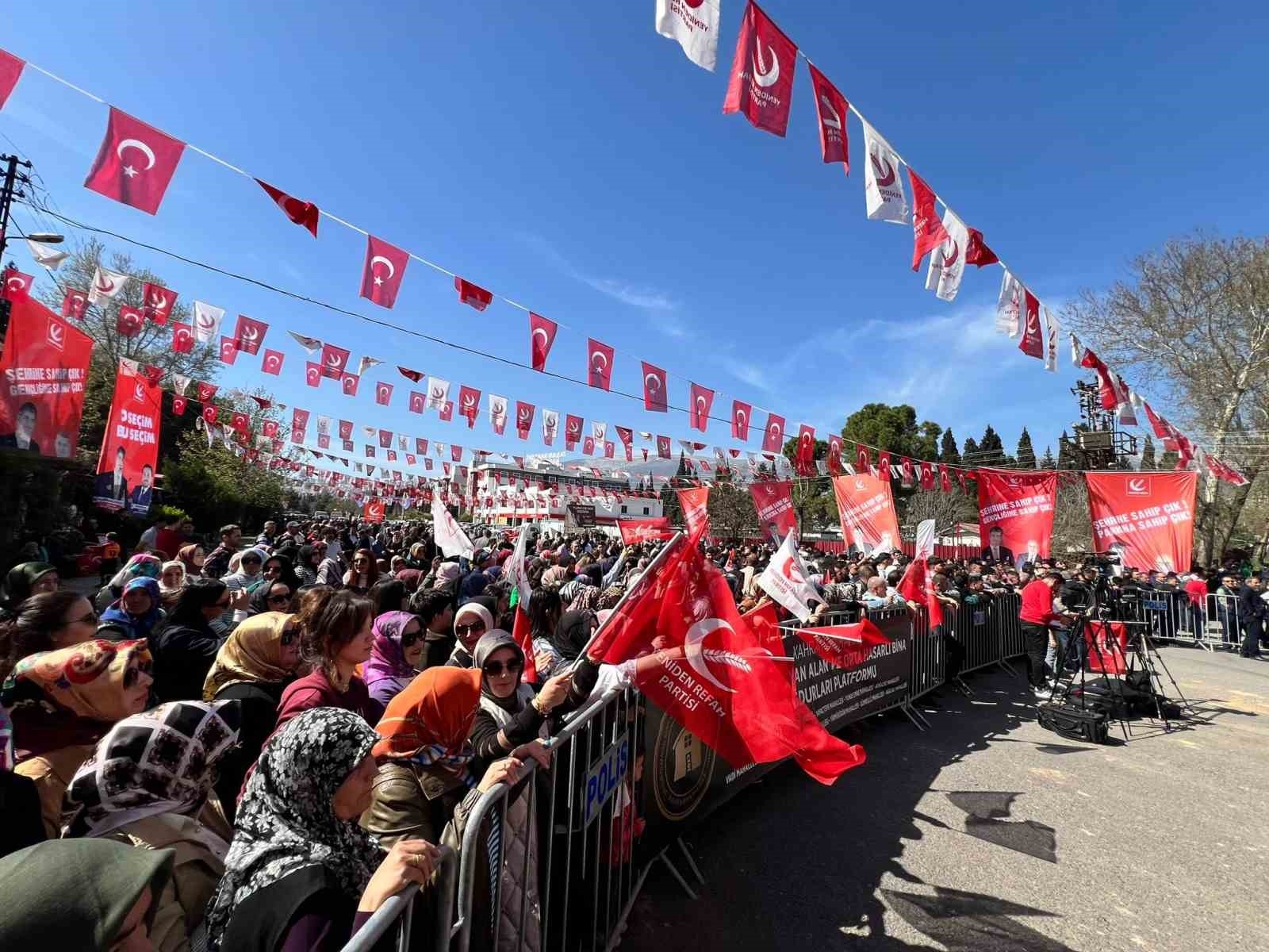 Fatih Erbakan: "31 Mart'ta sandıklar patlayacak milli görüş şahlanacak"