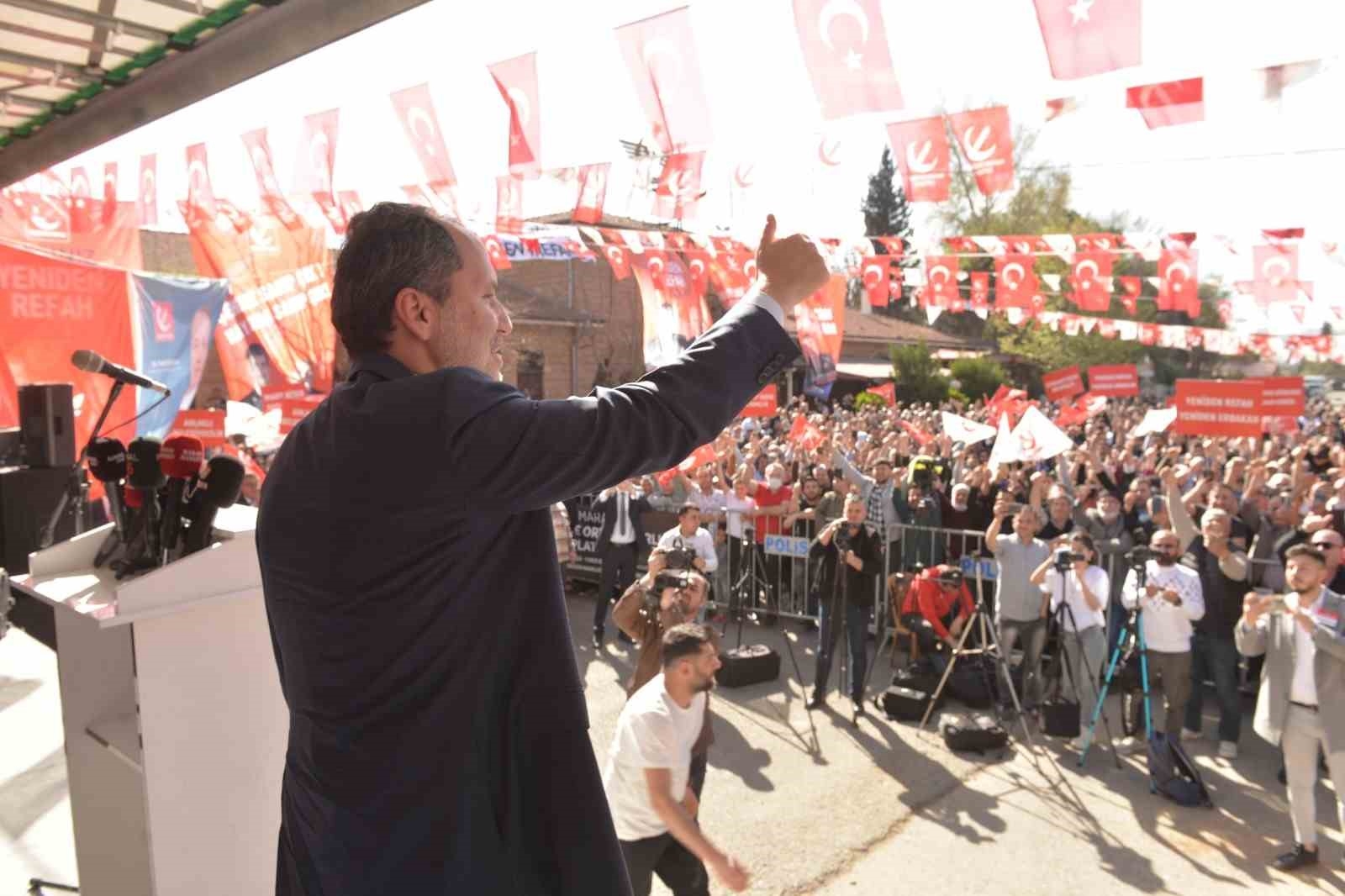 Fatih Erbakan: "31 Mart'ta sandıklar patlayacak milli görüş şahlanacak"