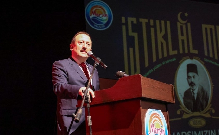 İstiklal Marşı'nın kabulünün 103. yıl dönümü Mersin'de kutlandı