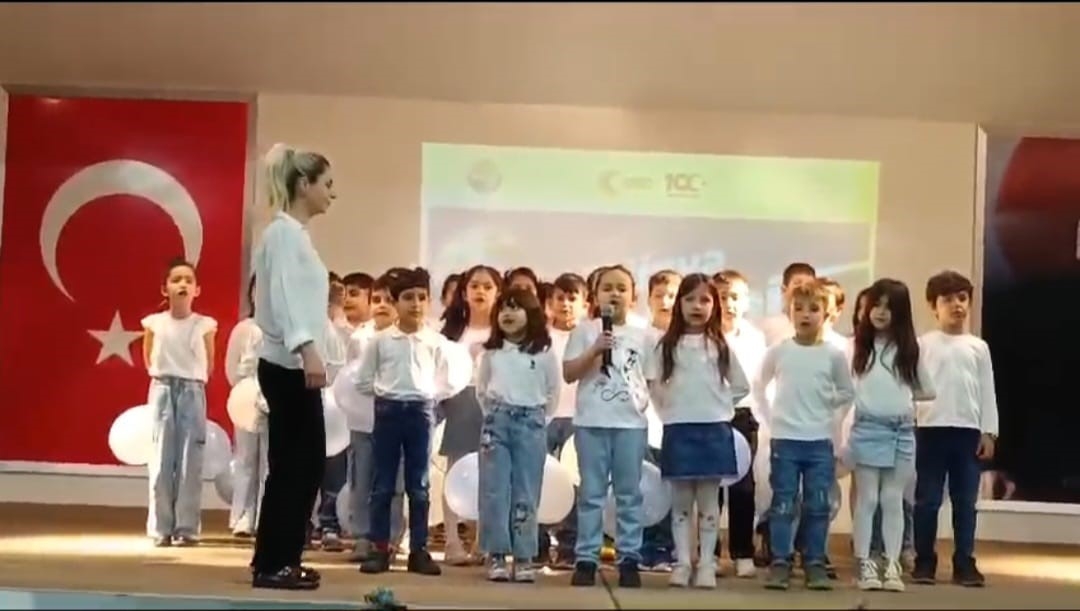 Minik öğrencilerden 'Dünya Su Günü' etkinliği