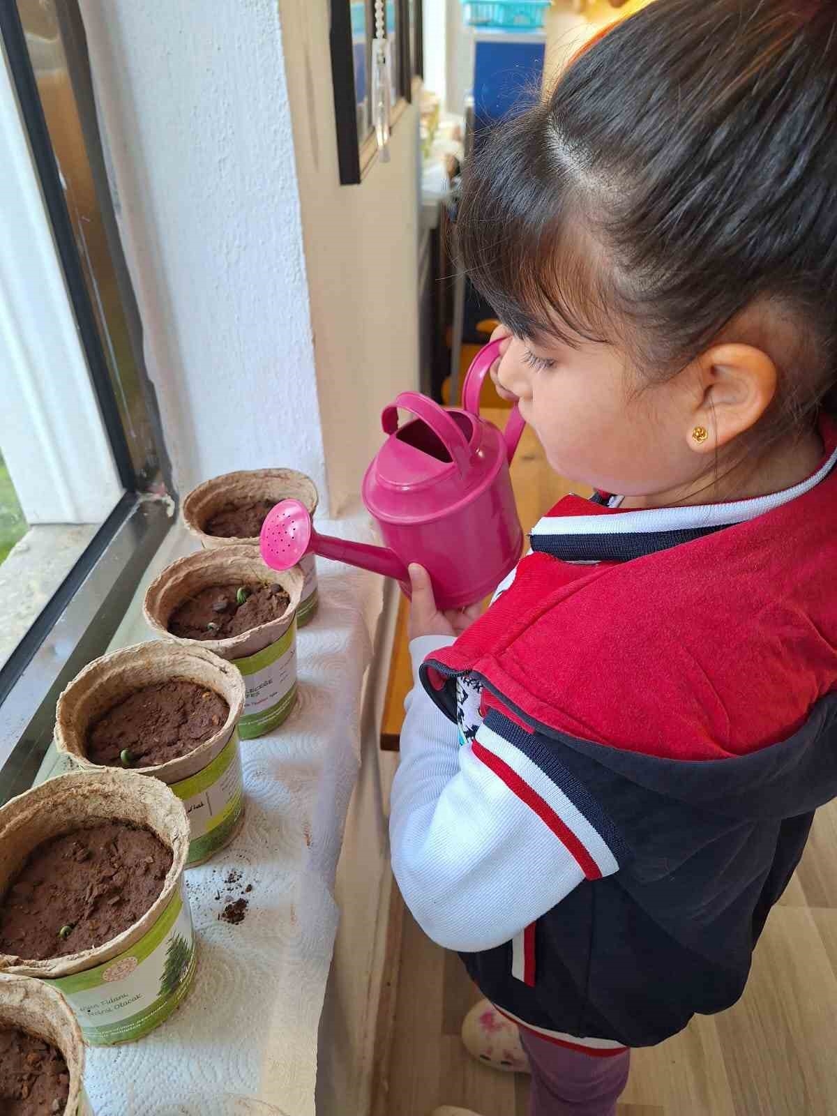 Öğrenciler yetişdikleri fidanları 21 Mart'ta toprakla buluşturacak