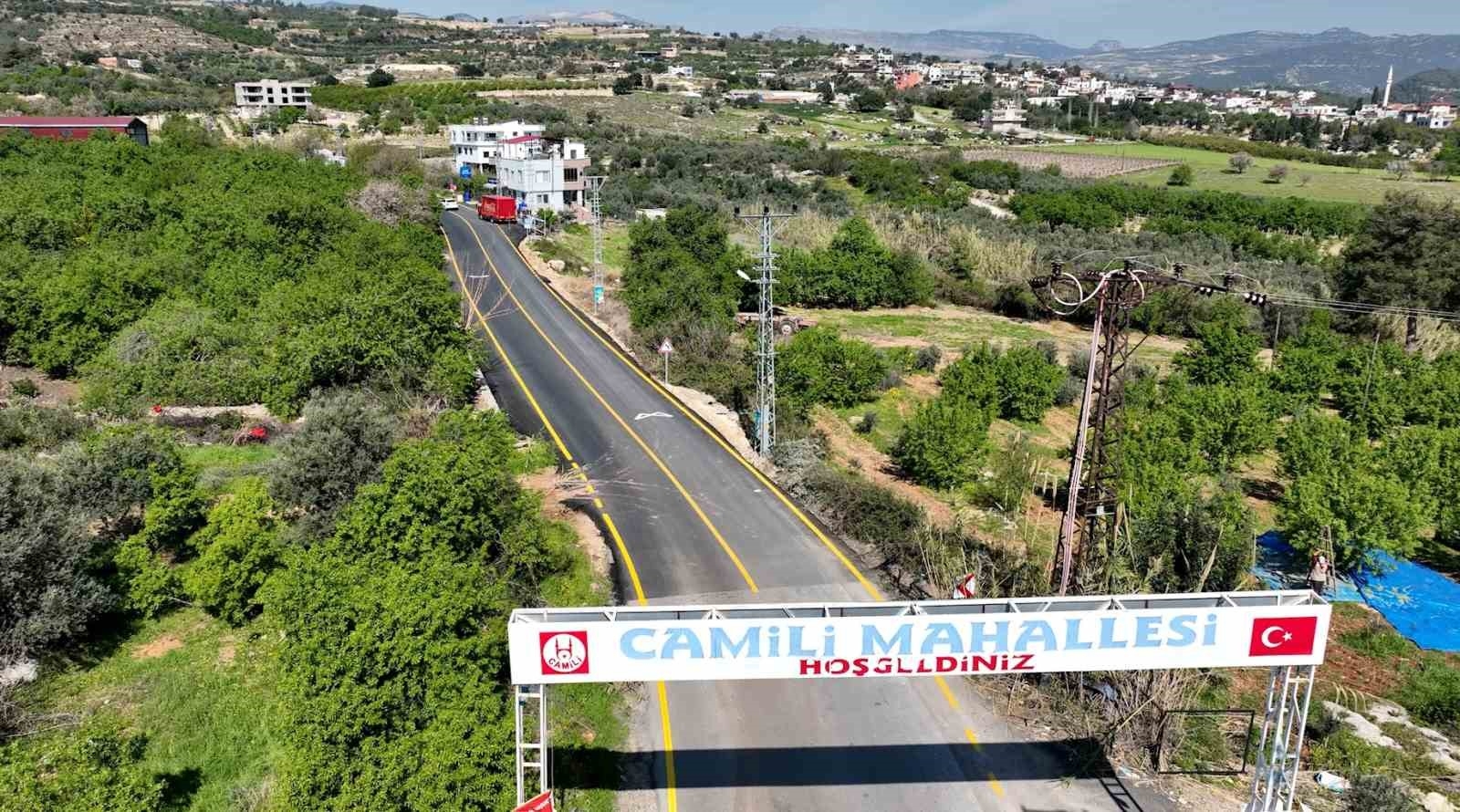 Toroslar'daki yol çalışmaları tamamlandı