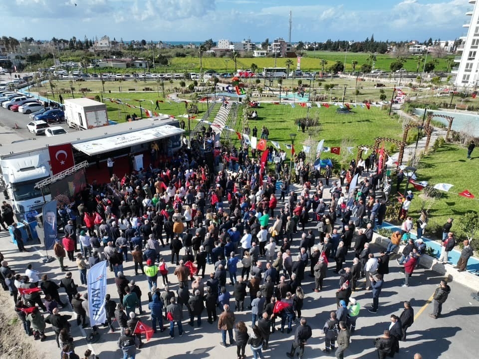 Yaraların sarıldığı Hatay'da 2 parkın açılışı gerçekleştirildi