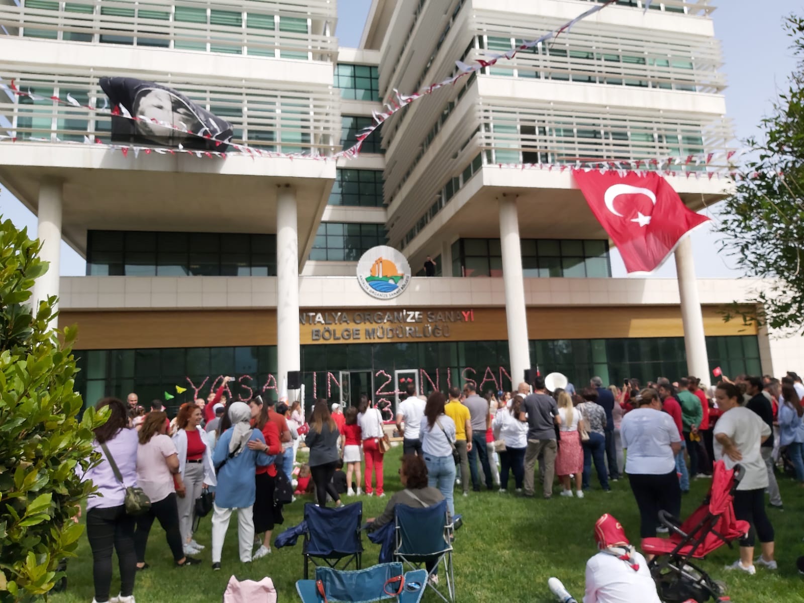 OSB'de 23 Nisan yürüyüşü beğeni topladı