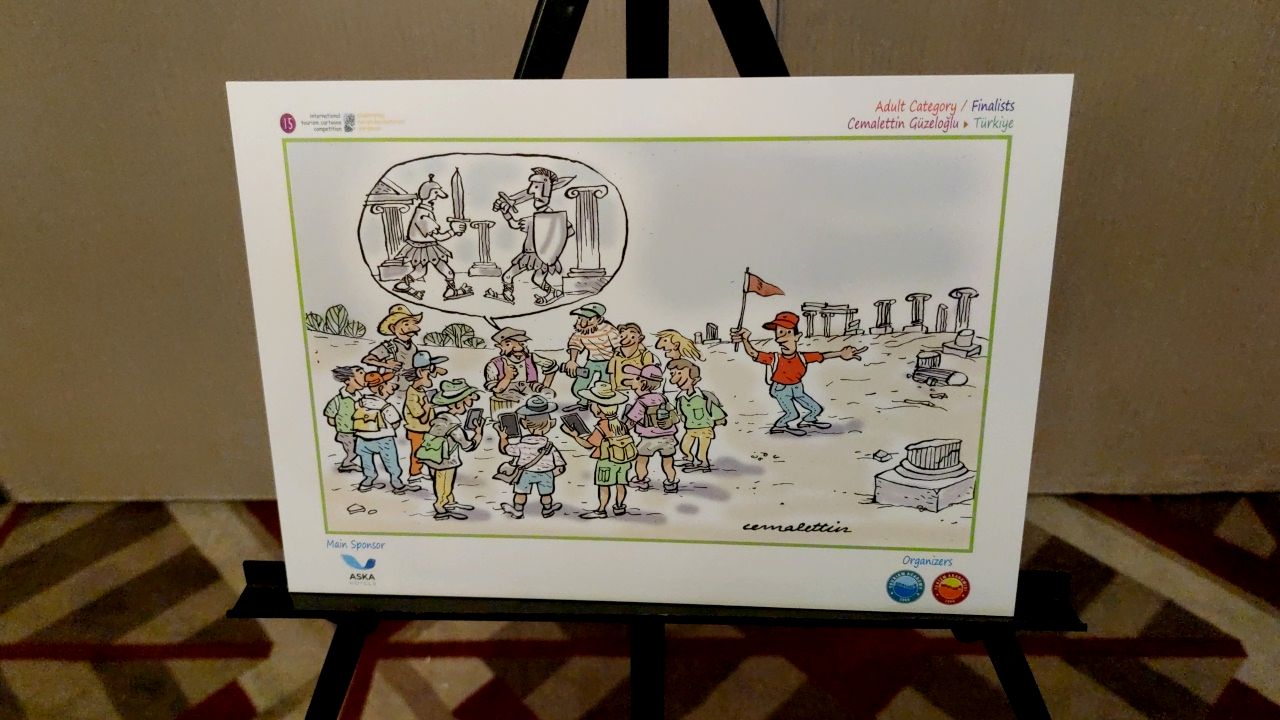 Uluslararası Turizm Karikatürleri Yarışması ödülleri sahiplerini buldu