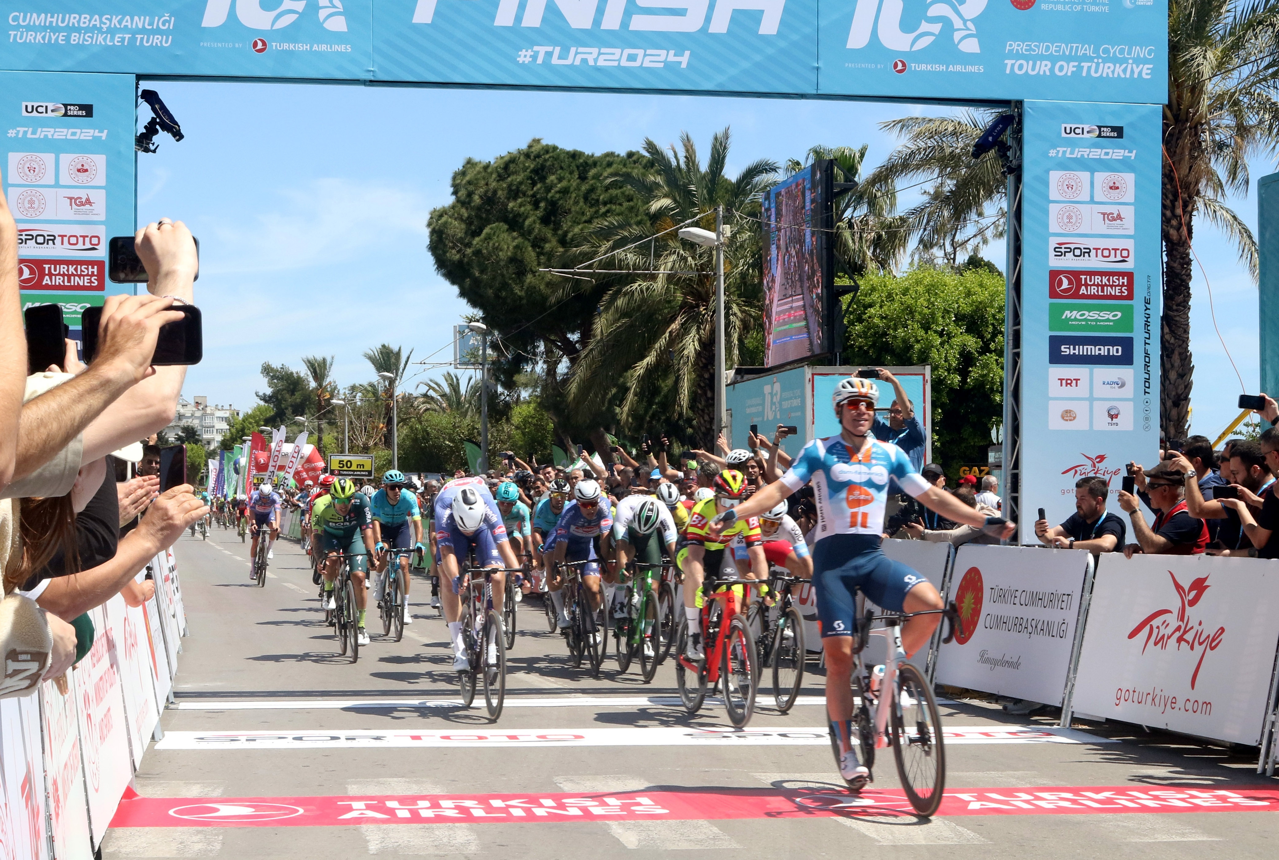 59. Cumhurbaşkanlığı Türkiye Bisiklet Turu ilk etabı sona erdi