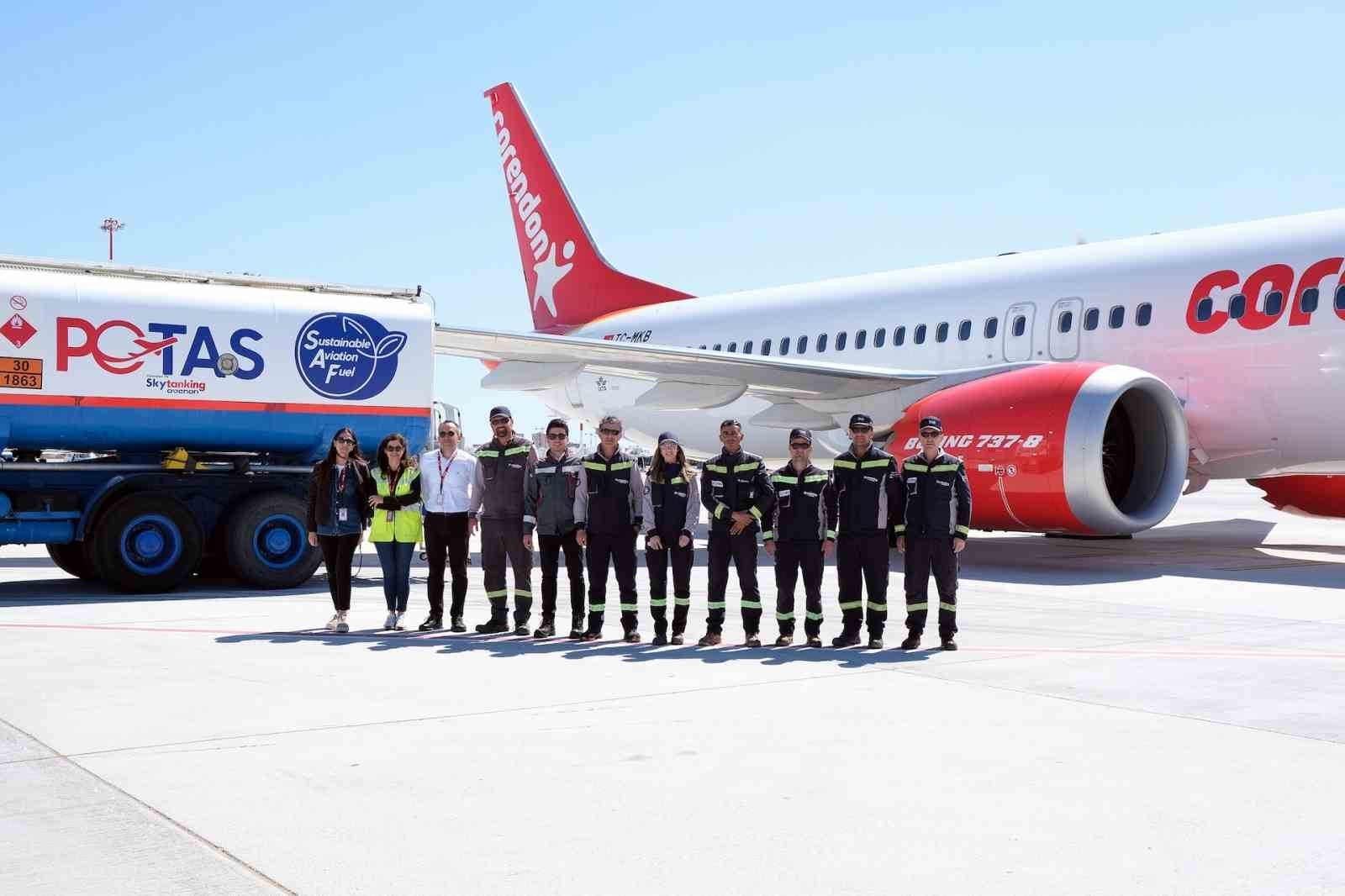 Corendon Airlines, Antalya'da SAF yakıt kullanımına başladı