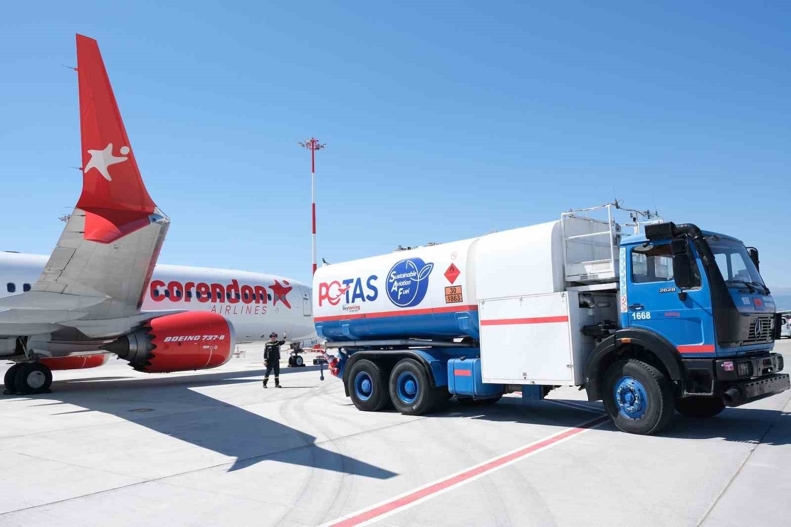 Corendon Airlines, Antalya'da SAF yakıt kullanımına başladı