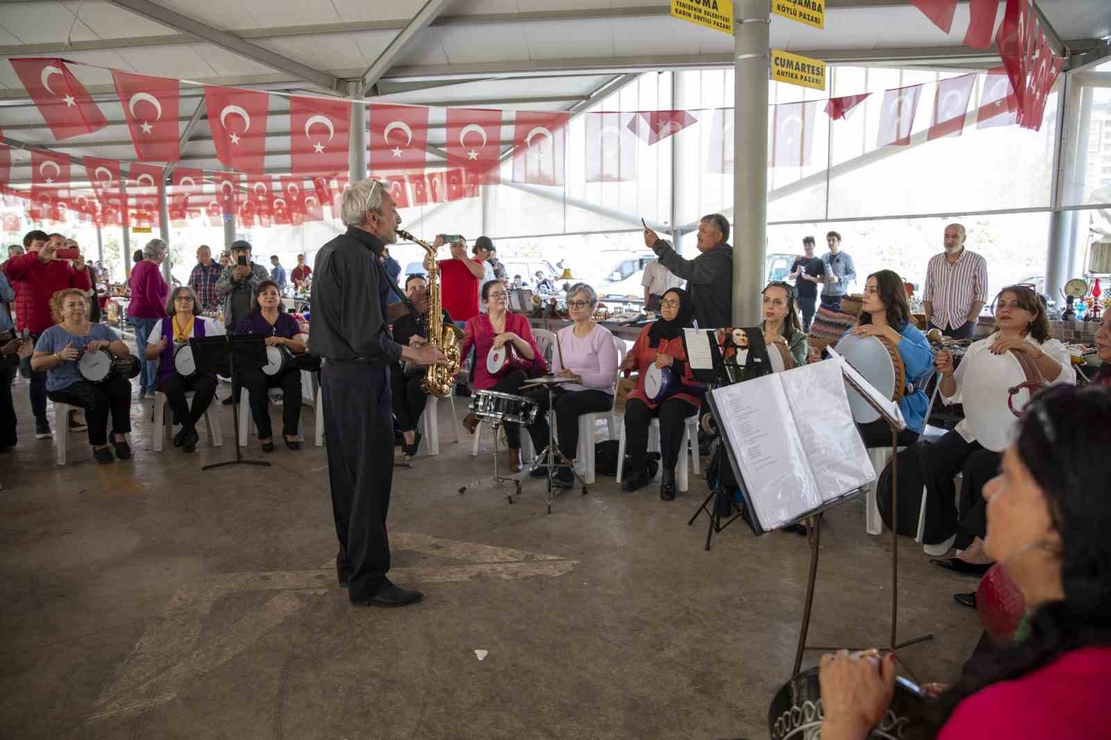 Kadın Ritim Grubu, konser verdi