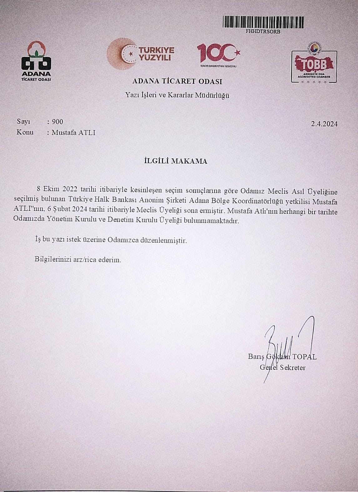 Mustafa Atlı: "Ben bir işçiyim devlet memuru değilim"