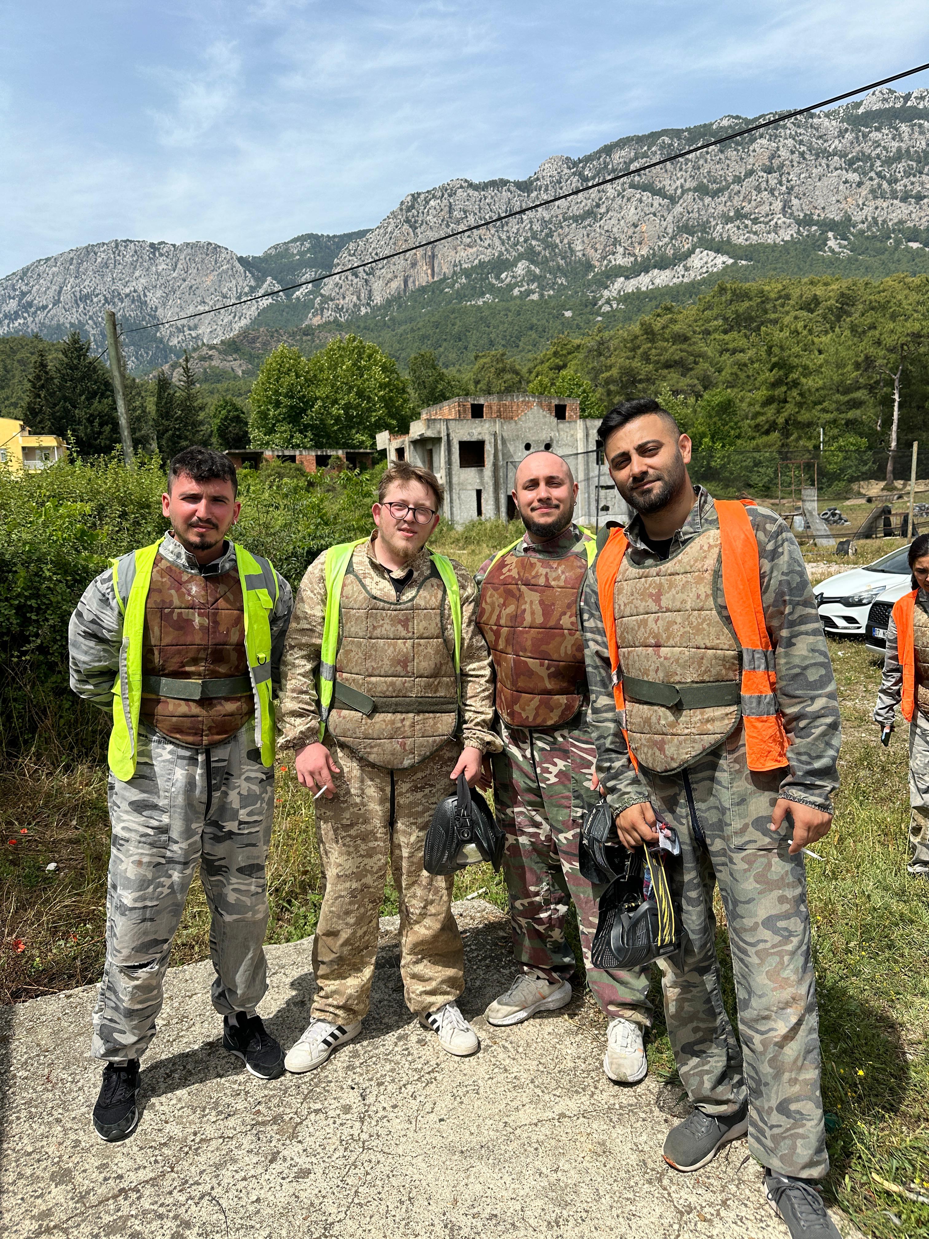 Antalya Magic Moto üyeleri, Paintball Etkinliği Düzenledi