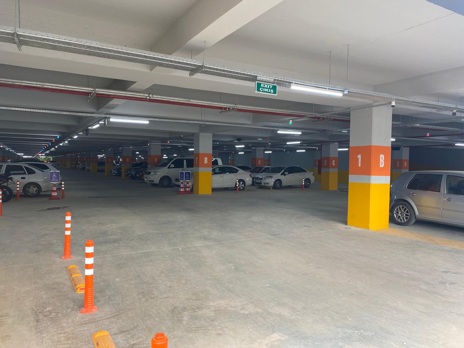 İşte Akdeniz Üniversitesi Otoparkı’nın son hali