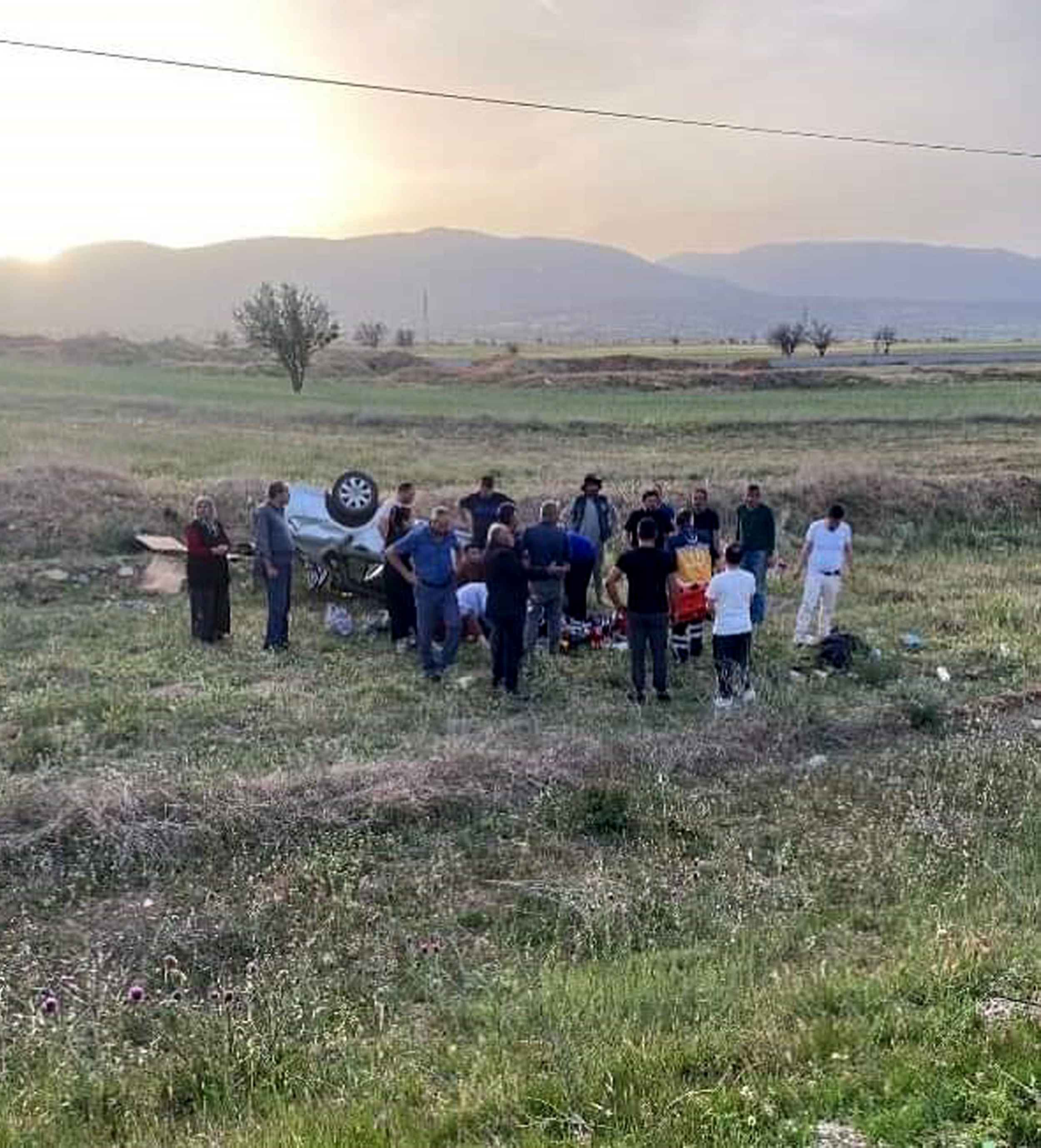 Antalya'da otomobil, takla attı: 2 ölü, 3 yaralı
