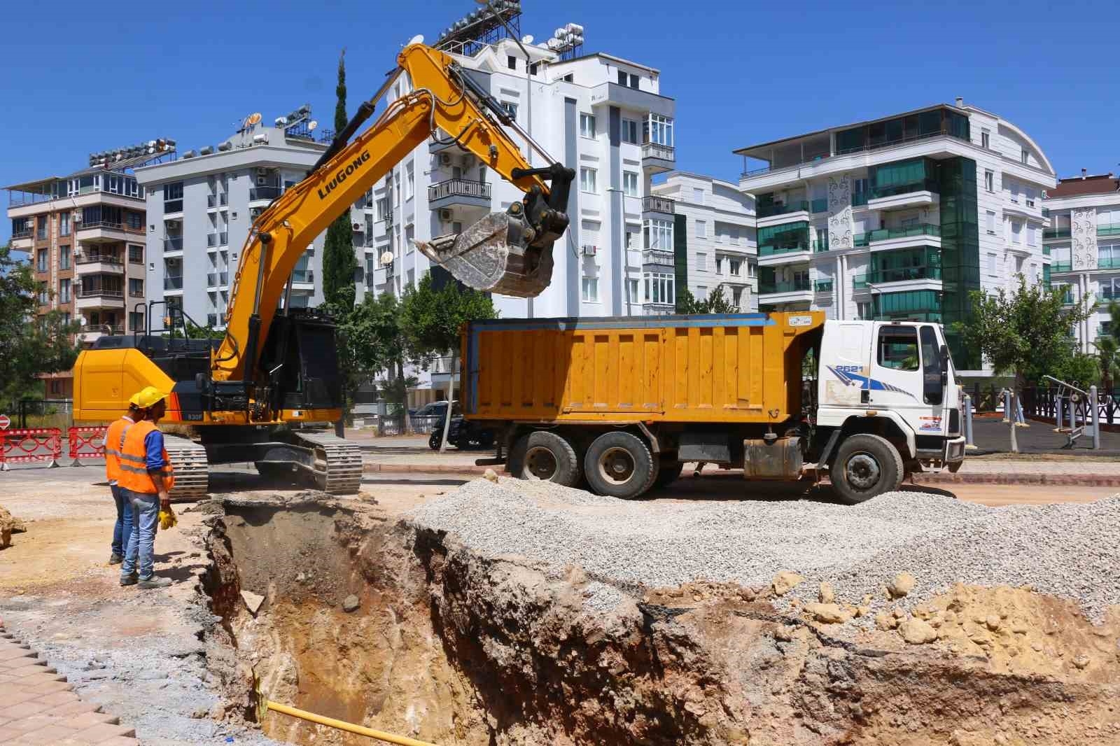 ASAT'dan Konyaaltı bölgesine 40 milyon TL yatırım bedelli drenaj hattı
