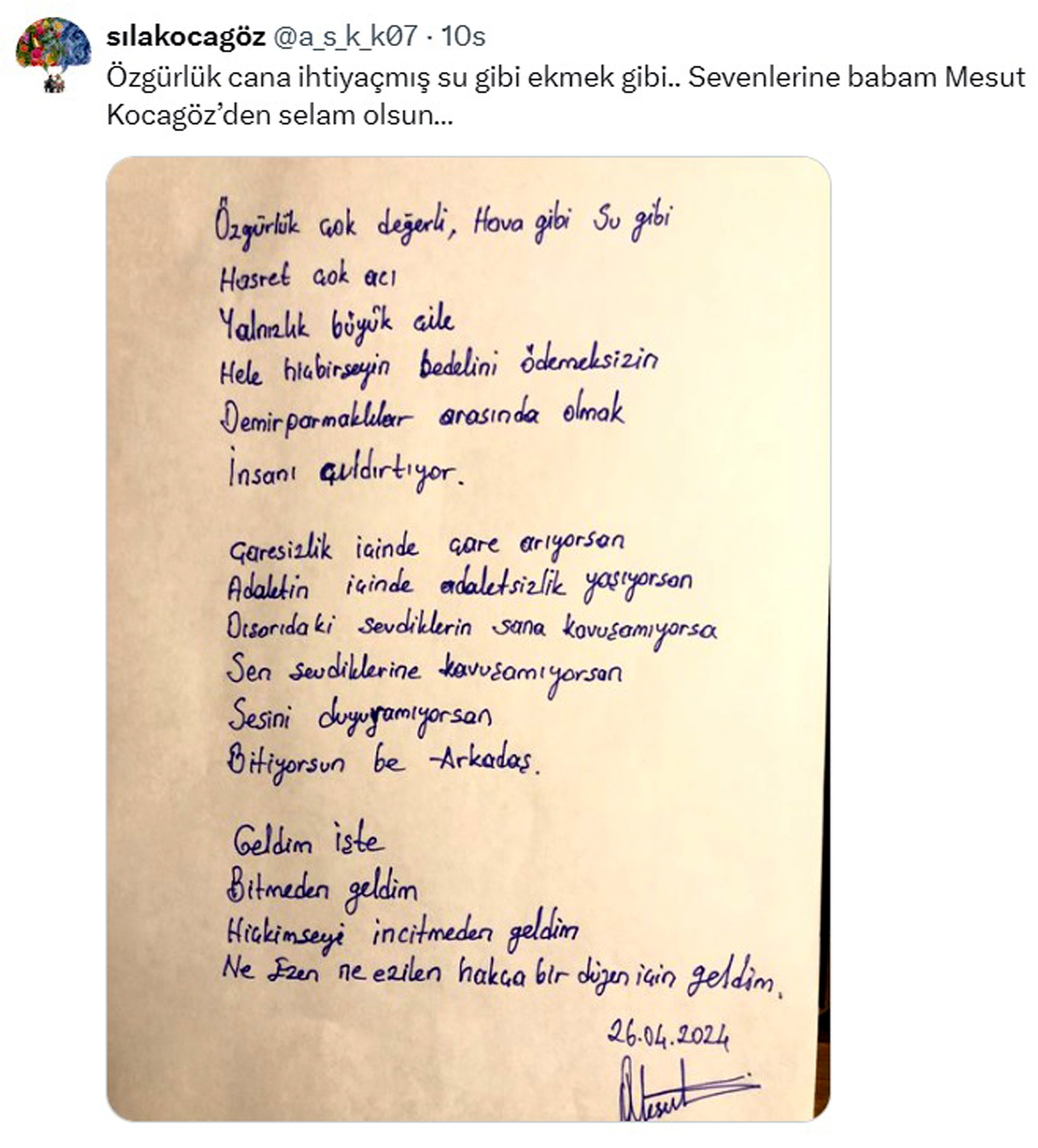 Başkan Kocagöz'den Cezaevinde Adalet İsyanı: 'Çaresizlik İçinde Çare Arıyorsun