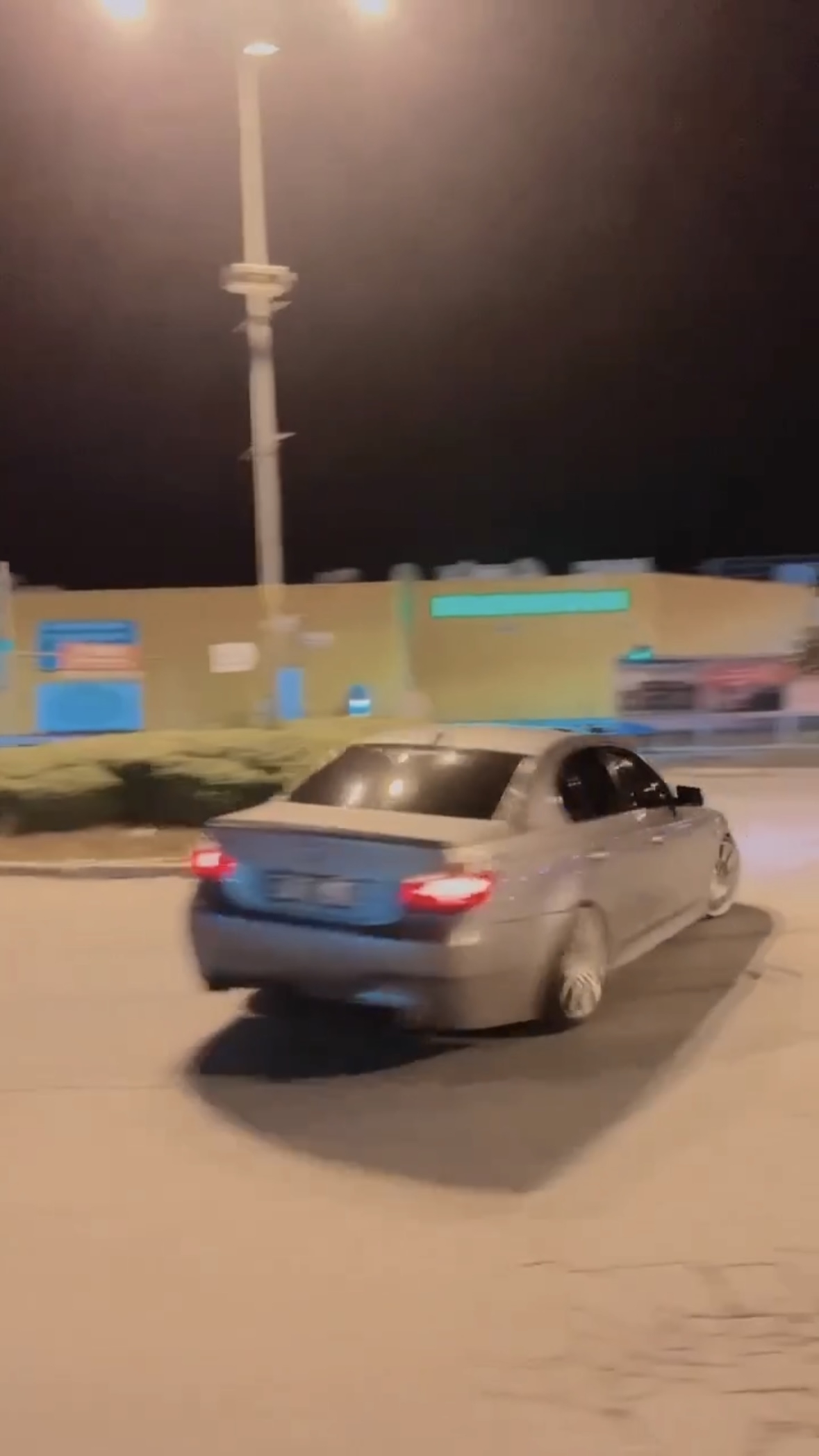 Drift yapan sürücüye ceza