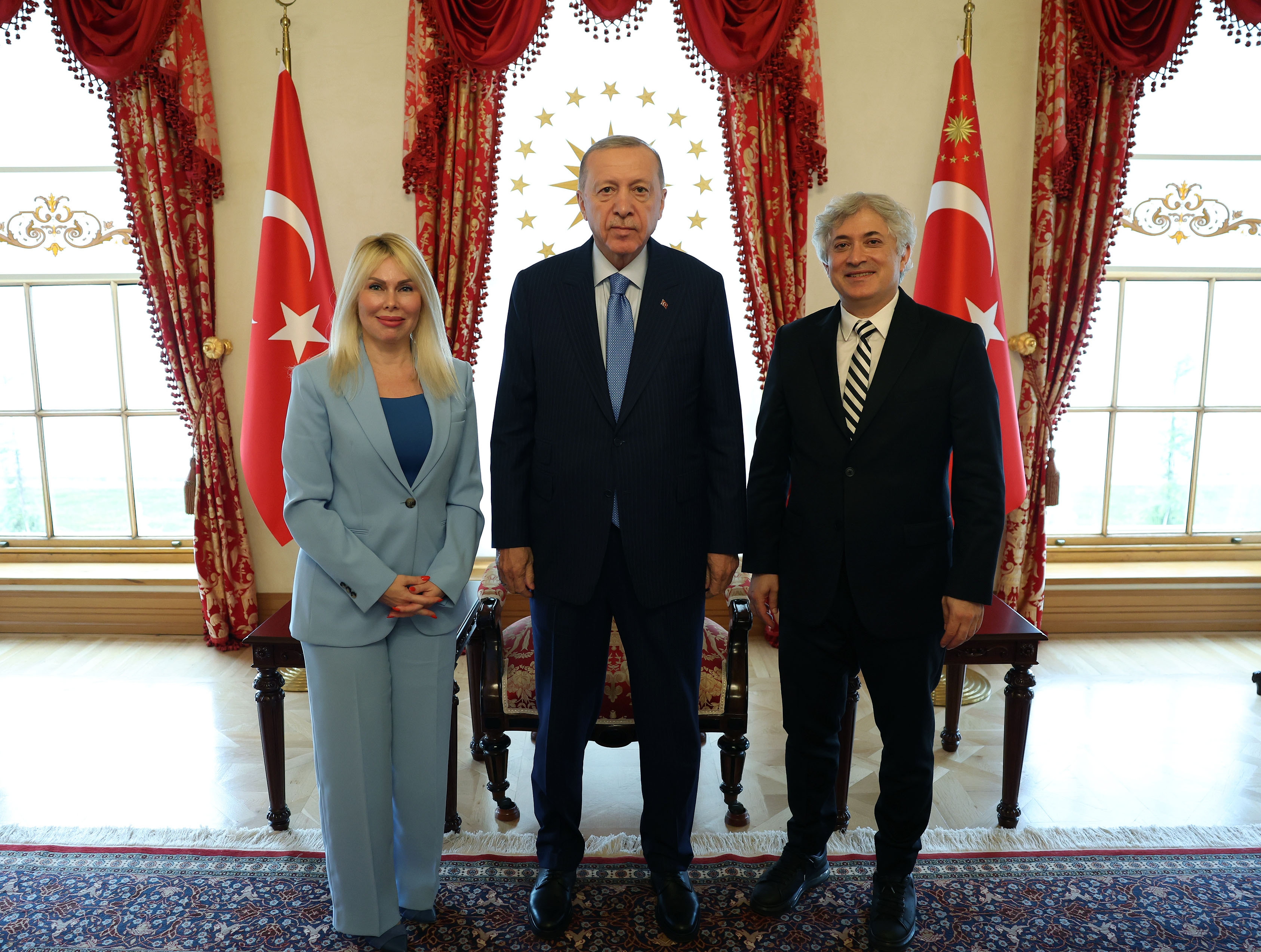 Özkan çifti, Cumhurbaşkanı Erdoğan'la görüştü