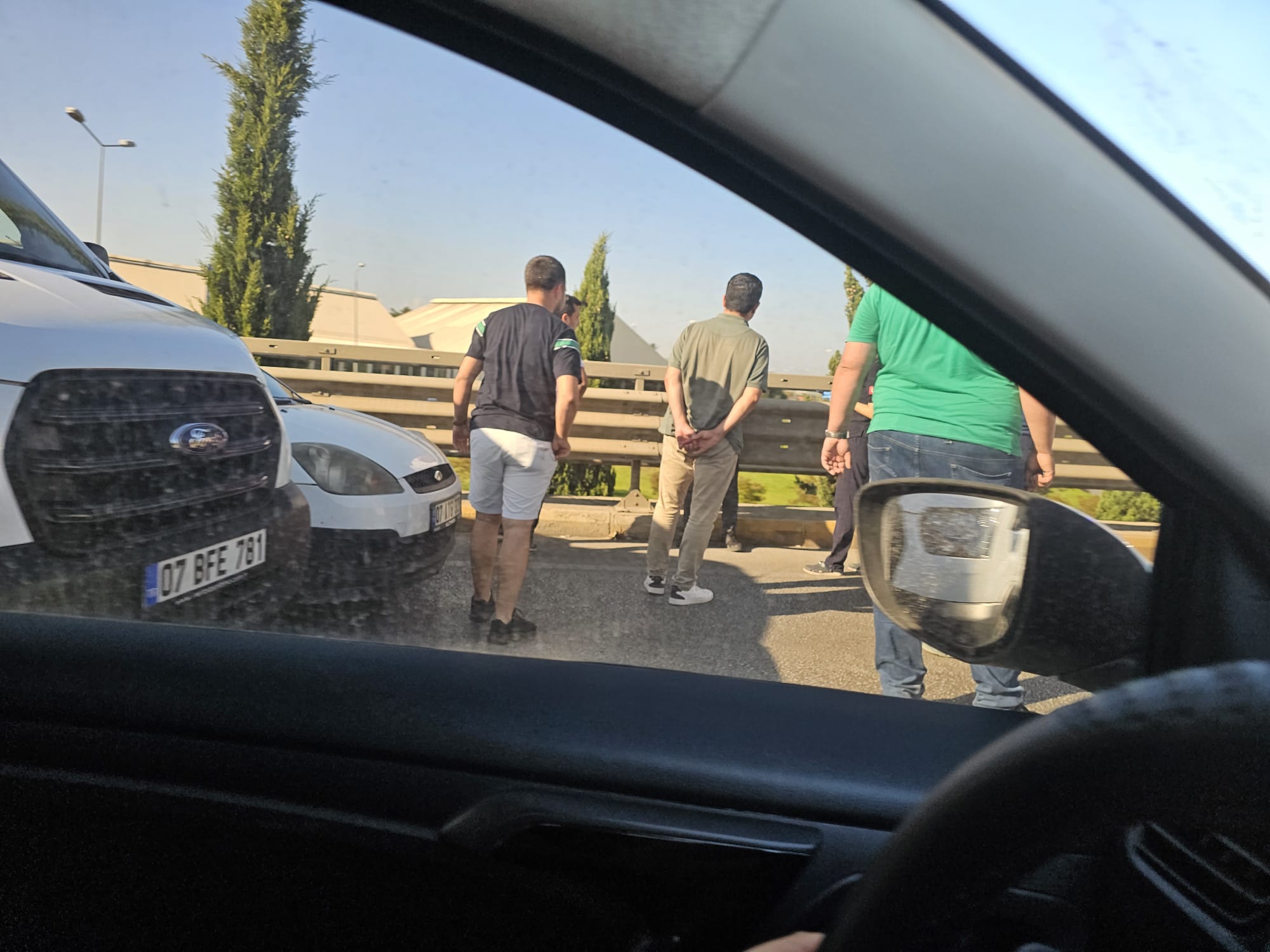 Serik Caddesi’nde kaza