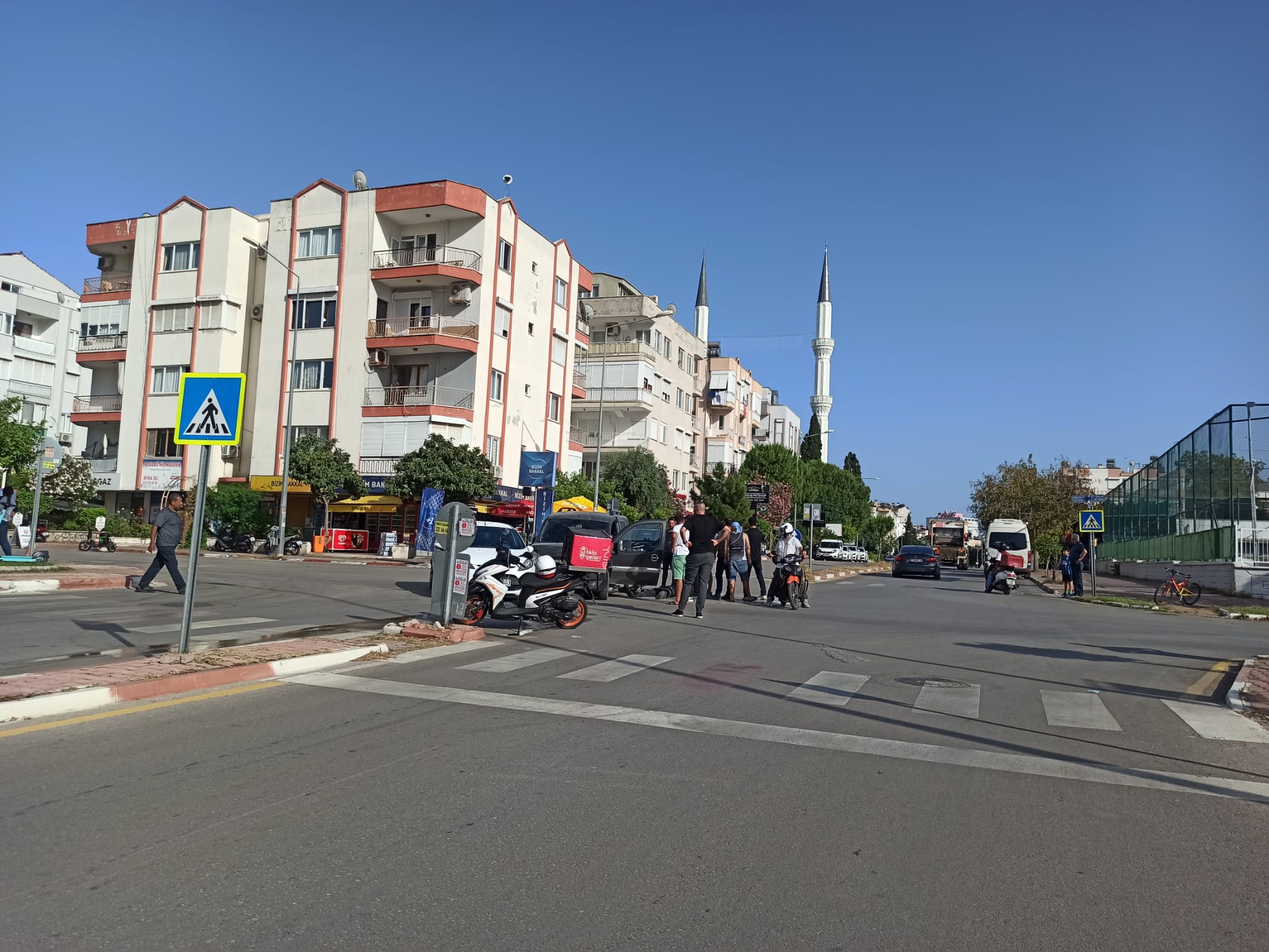 Yeşilbahçe Mahallesi’nde kaza!