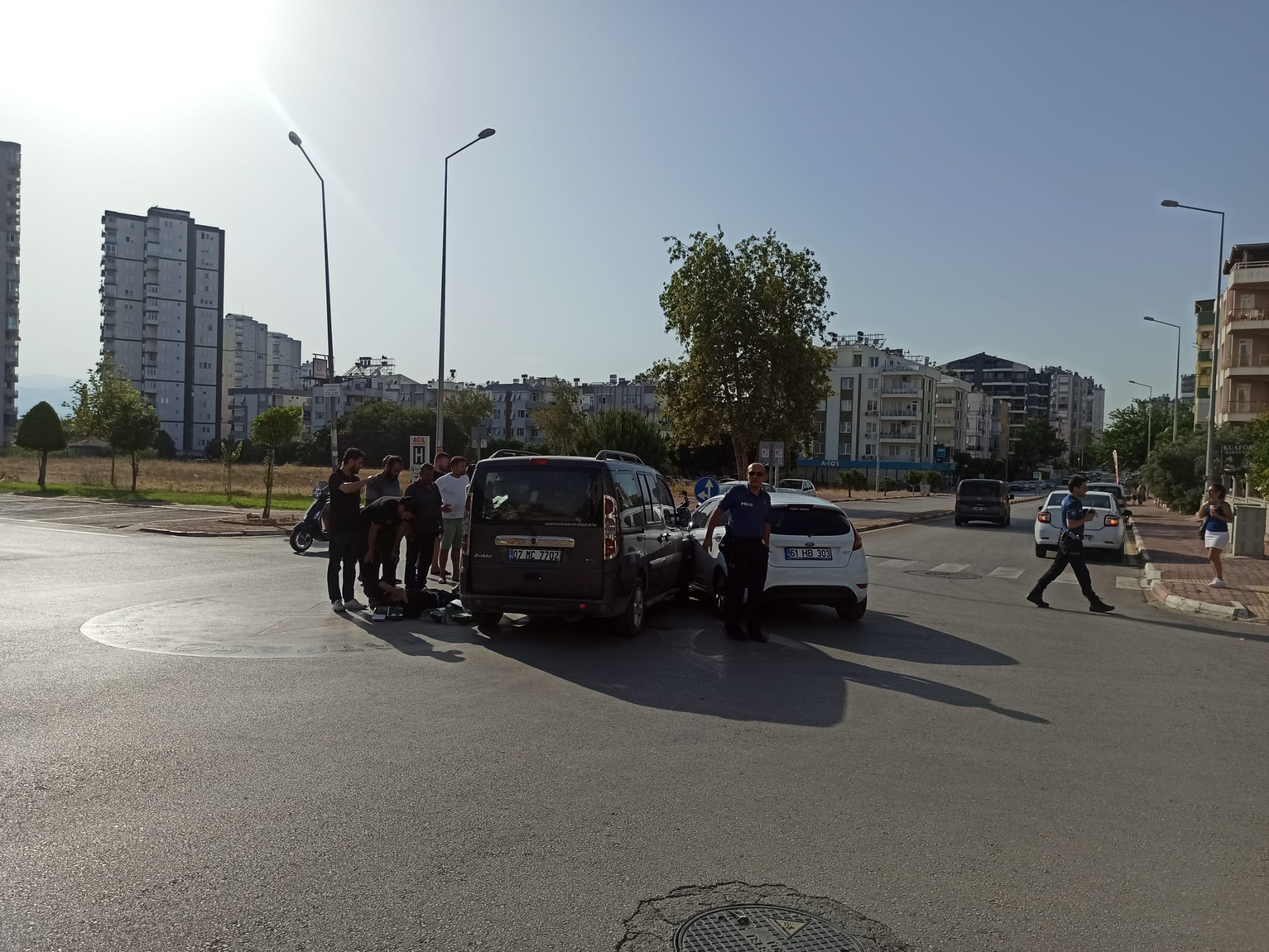 Yeşilbahçe Mahallesi’nde kaza!