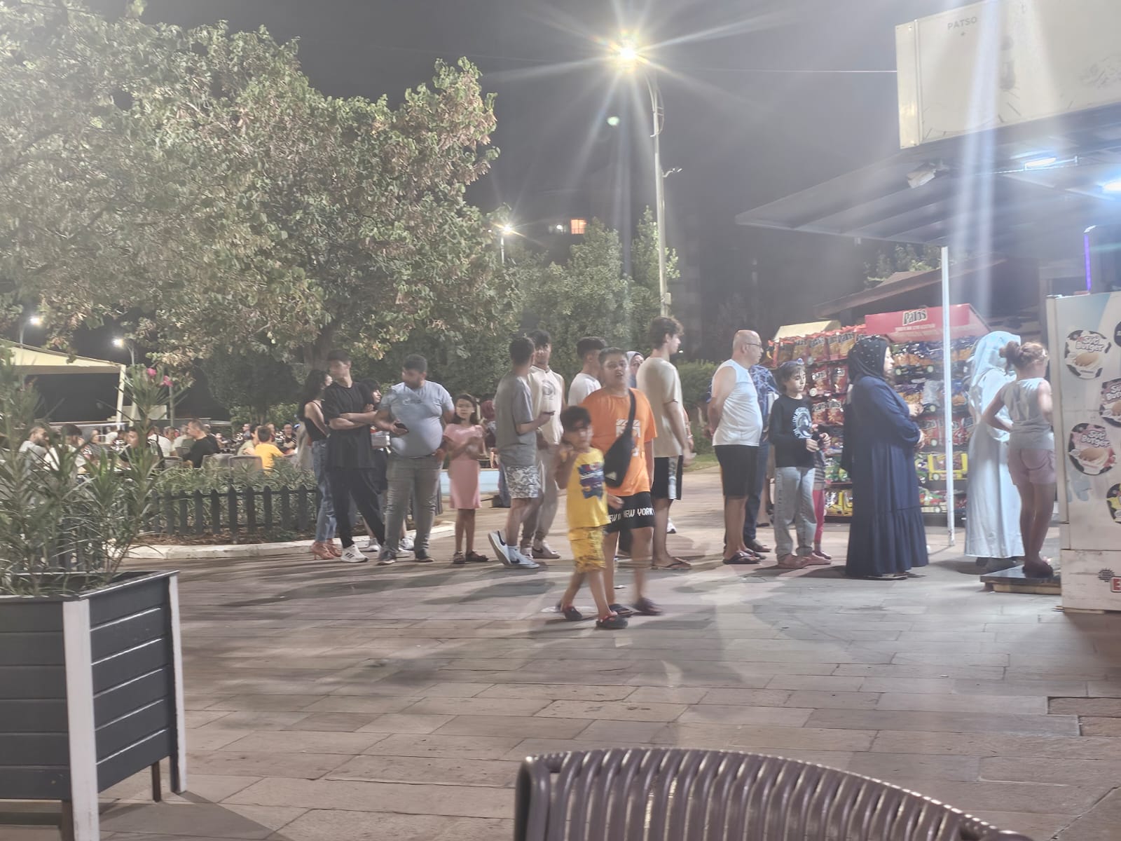 Seyir terasında bayram yoğunluğu