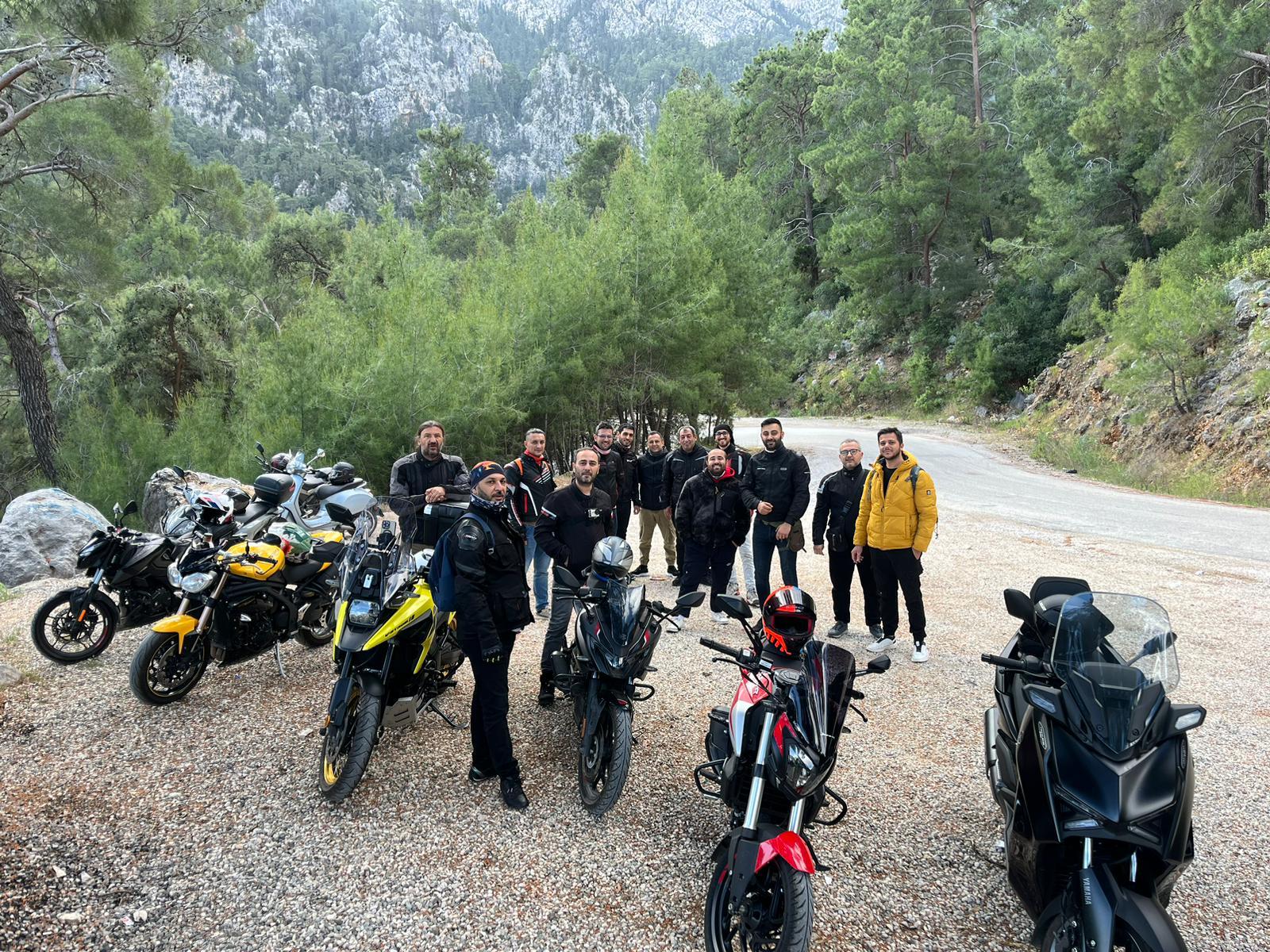 Antalya Magic Moto üyeleri, hafta sonunda Fethiye turu düzenledi