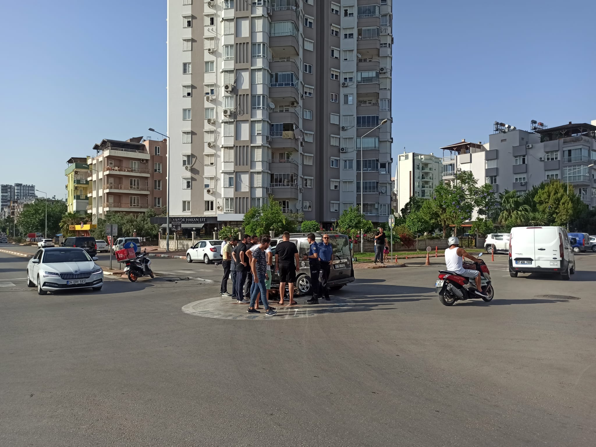 Yeşilbahçe Mahallesi’nde kaza!
