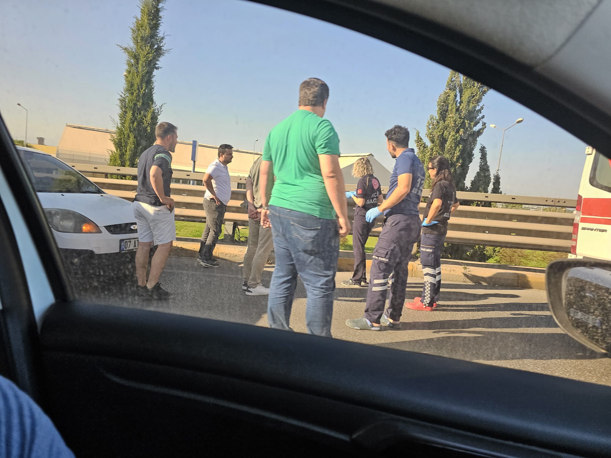 Serik Caddesi’nde kaza