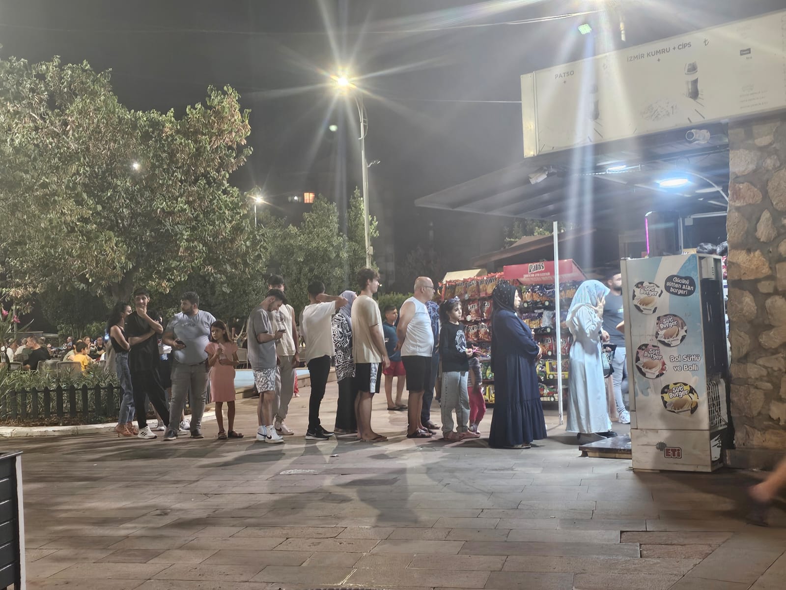 Seyir terasında bayram yoğunluğu