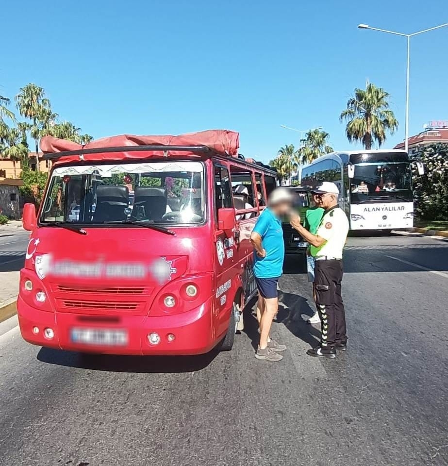 Alanya ve Manavgat'ta safari araçları denetlendi