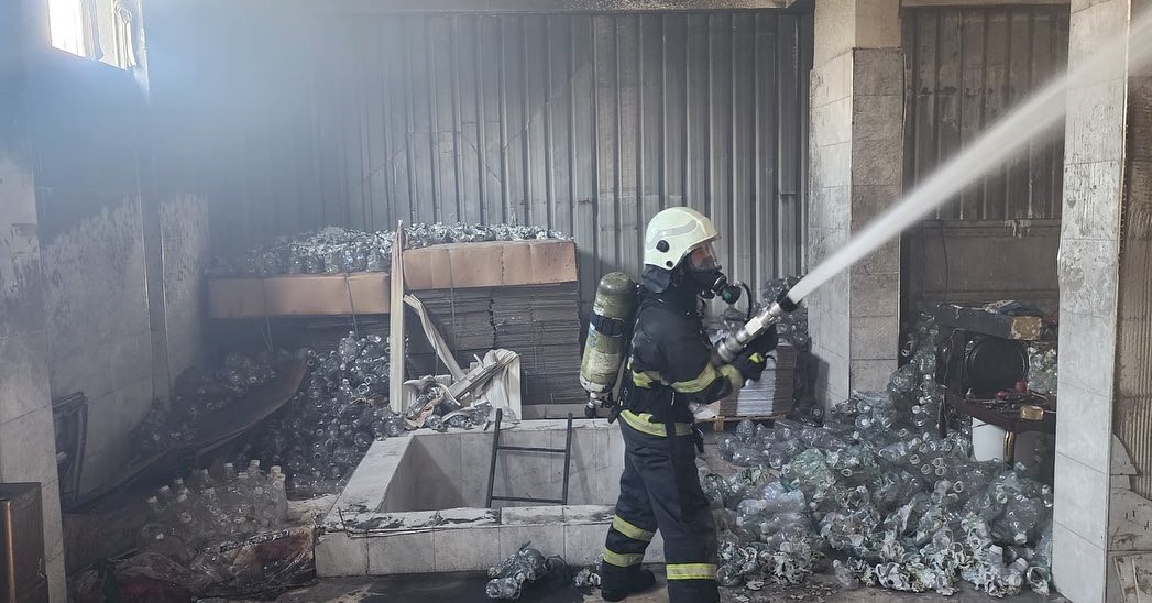 Antakya'da iş yerinde korkutan yangın