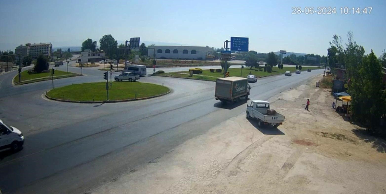 D-400 Karayolu'nda adeta ölüme koştu