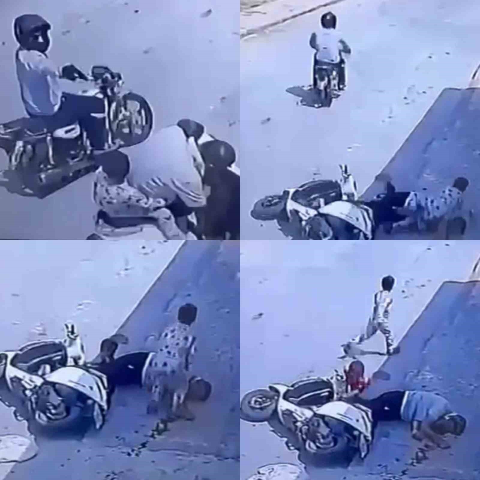 Dede torunlarının gözü önünde vuruldu: O anlar kamerada