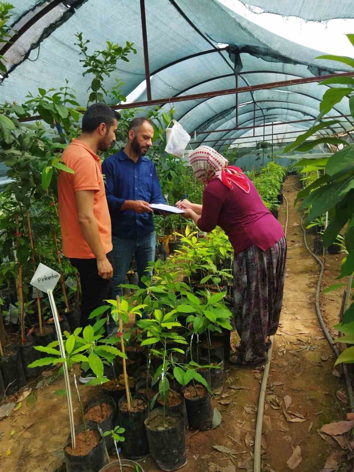 Gazipaşa'da fidan satıcıları denetlendi