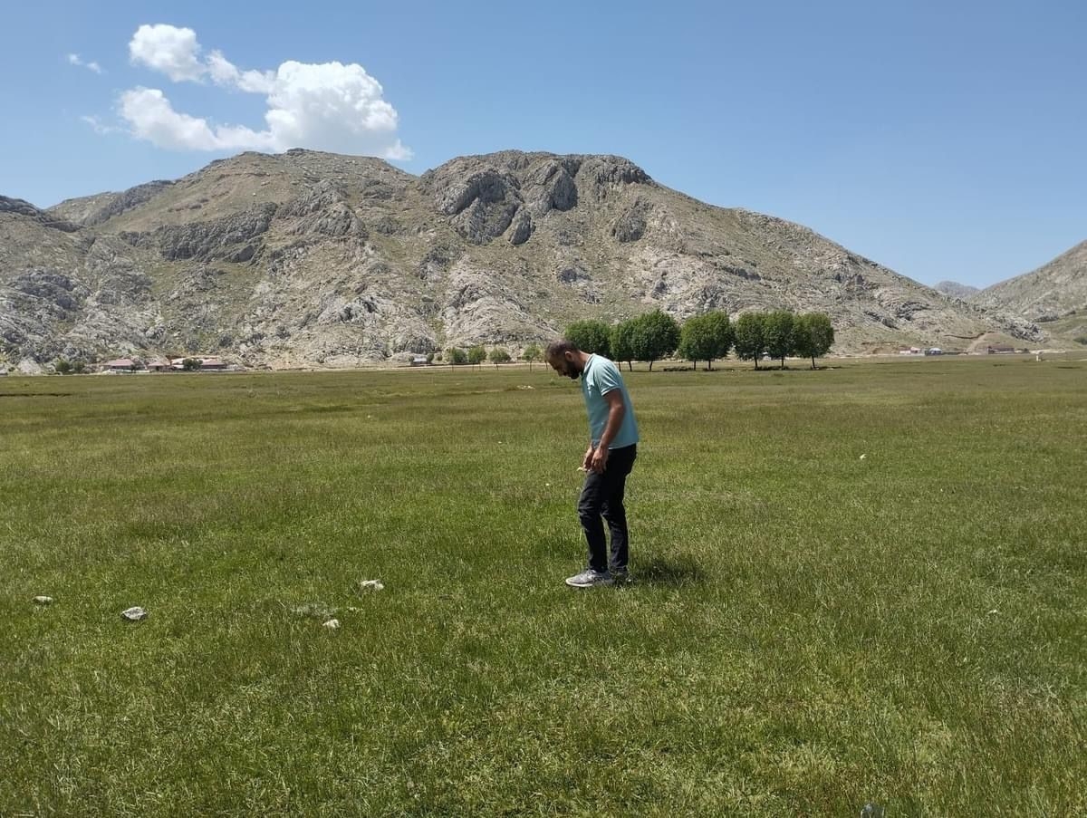 Gazipaşa'nın yaylalarında çekirge sürvey çalışması yapıldı