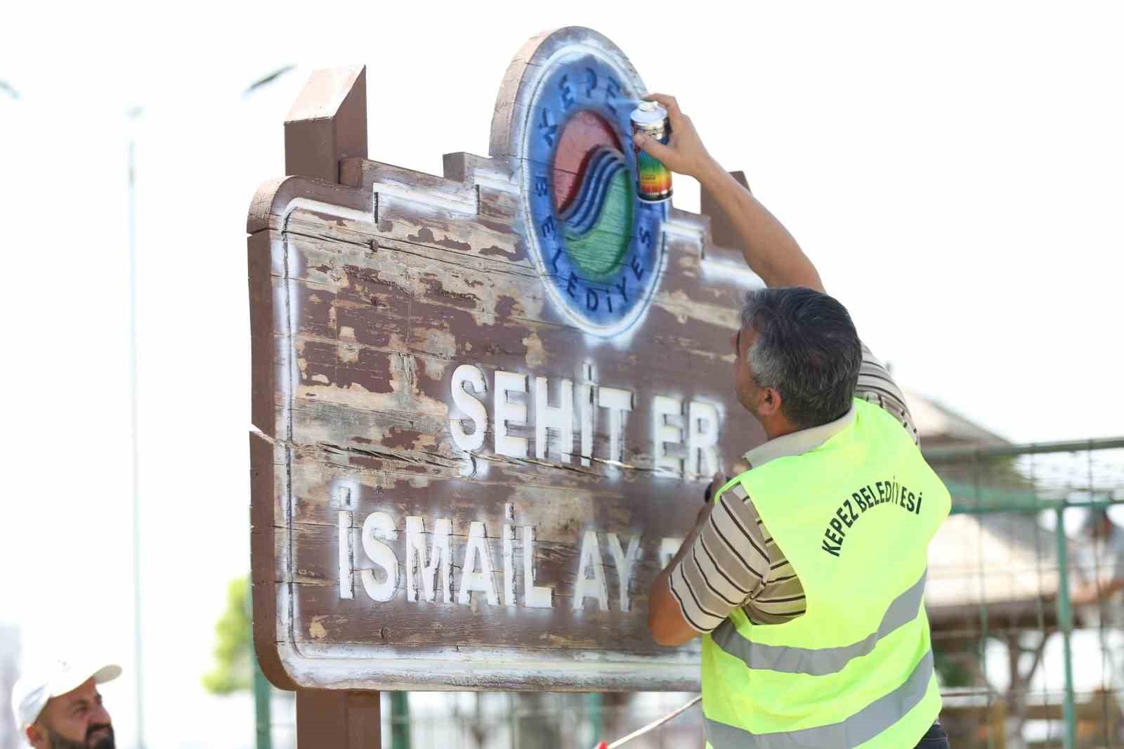 Kepez'in Şehit Er İsmail Ay Parkı yenilendi