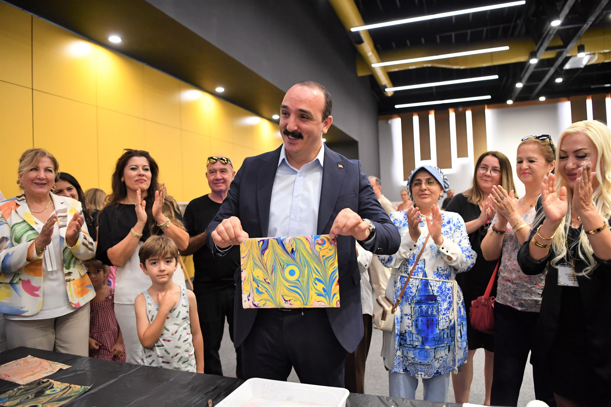 KONSEM yıl sonu sergisi açıldı