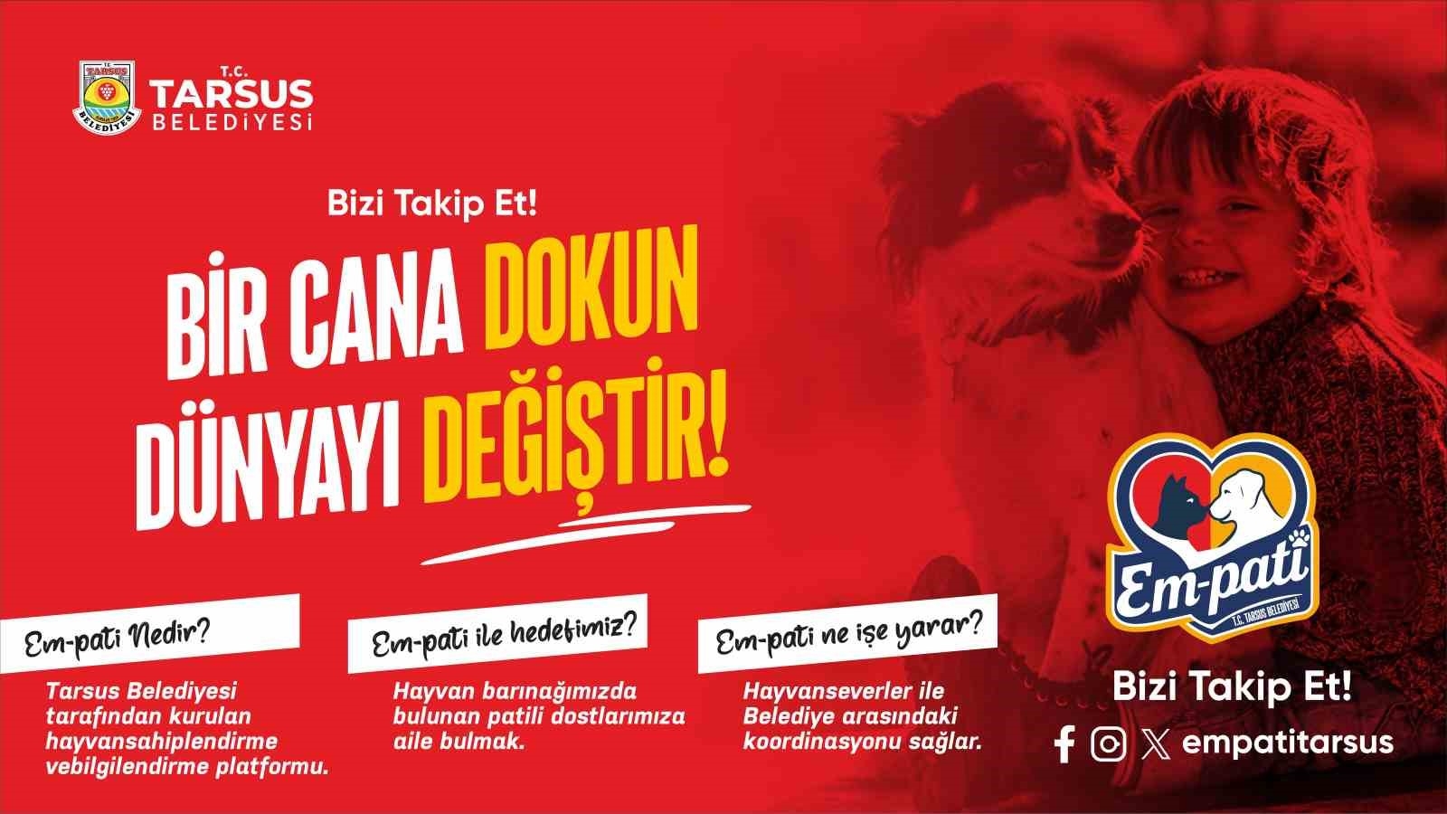 Tarsus Belediyesi, 'empatitarsus' platformunu hayata geçirdi