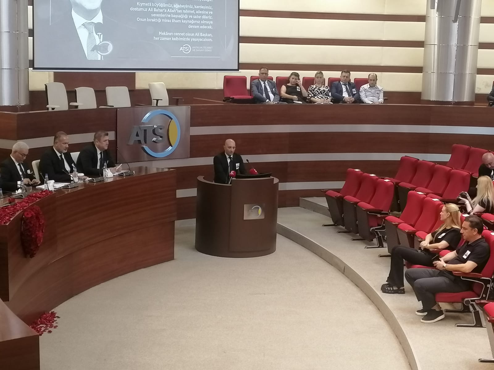 ATSO Meclis Toplantısında Ali Bahar Yad Edildi