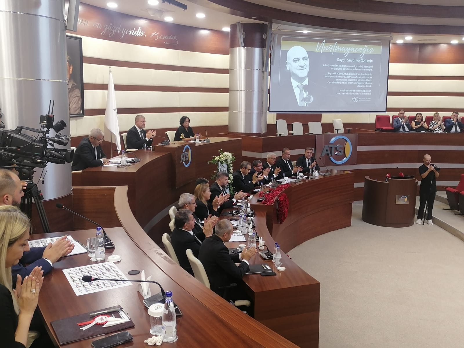 ATSO Meclis Toplantısında Ali Bahar Yad Edildi