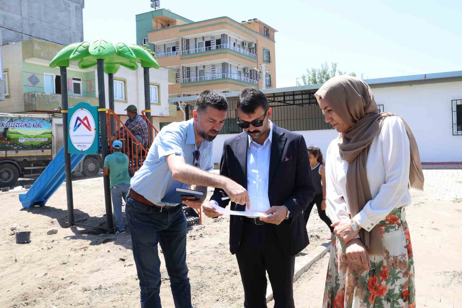 Akdeniz'de parklar yenileniyor