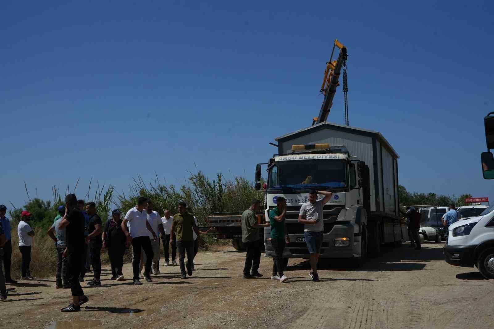Aksu Çayı çevresindeki işgalde yürütmeyi durdurma kararı