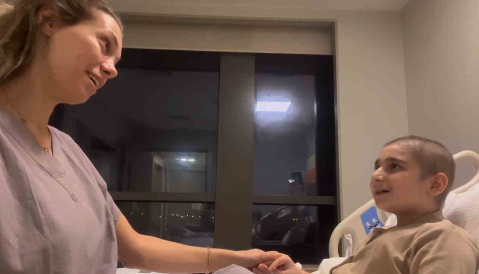 Annesiyle birlikte şehir şehir dolaşıp 5 milyon kişiden kan toplayan Ares'ten güzel haber