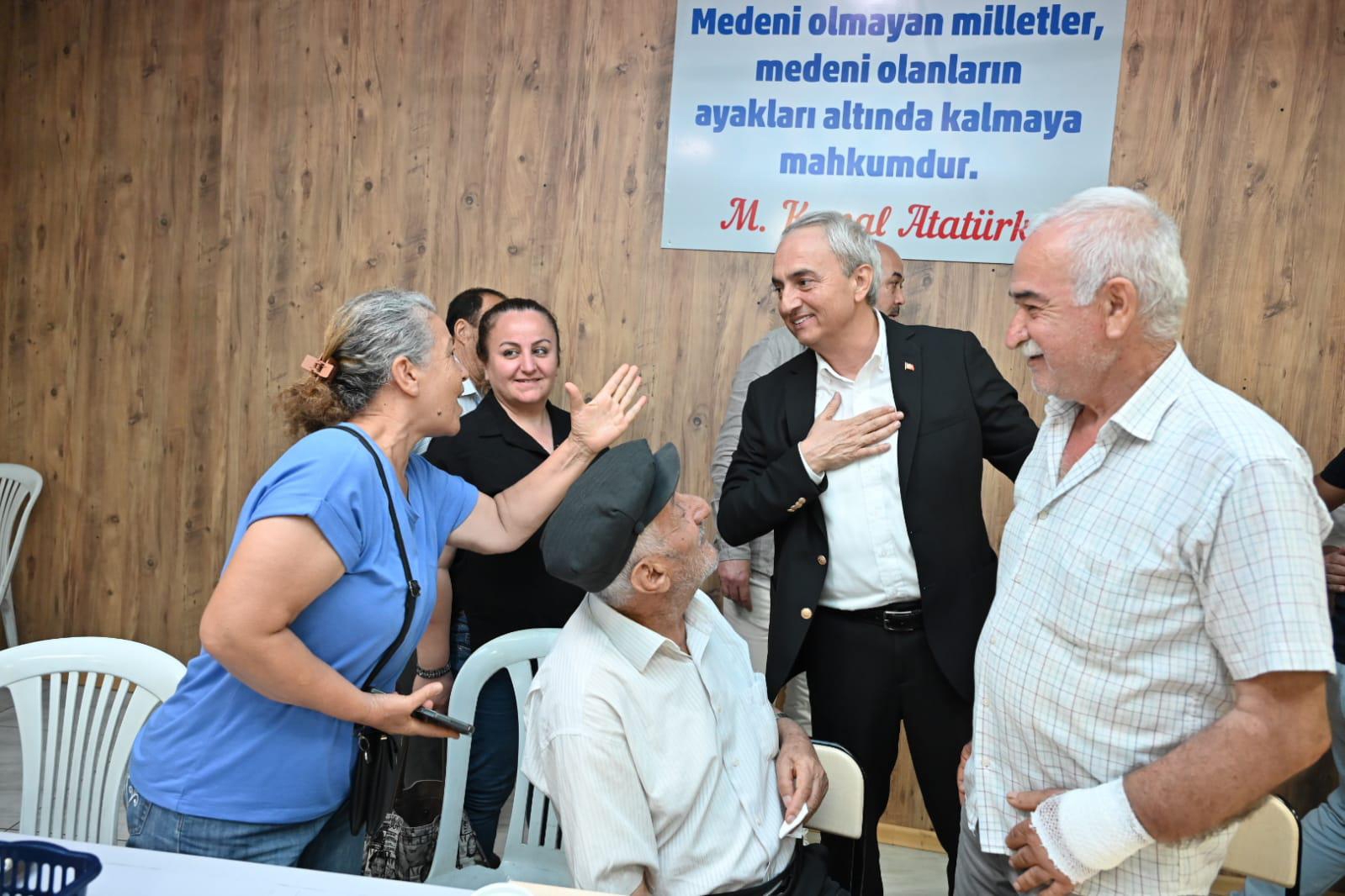 Başkan Kocagöz yas lokmasını paylaştı