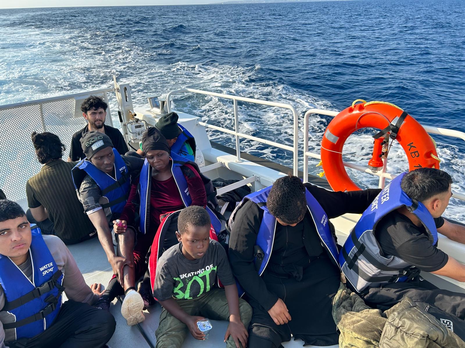 Bodrum'da 10 kaçak göçmen yakalandı
